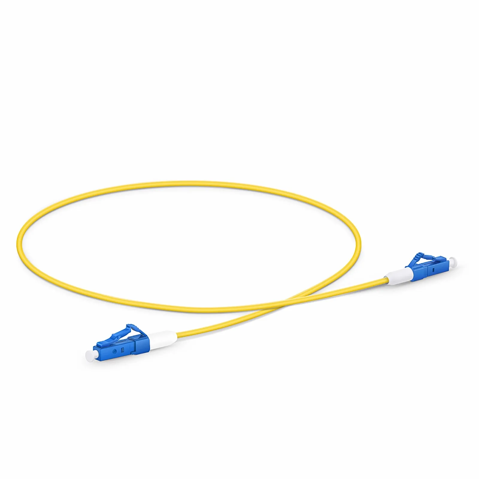 Small Cable Riser Boot 0.5m (1.6ft) Fiber Patch Cable, 1 Fiber, Short Boot, LC UPC Simplex to ...