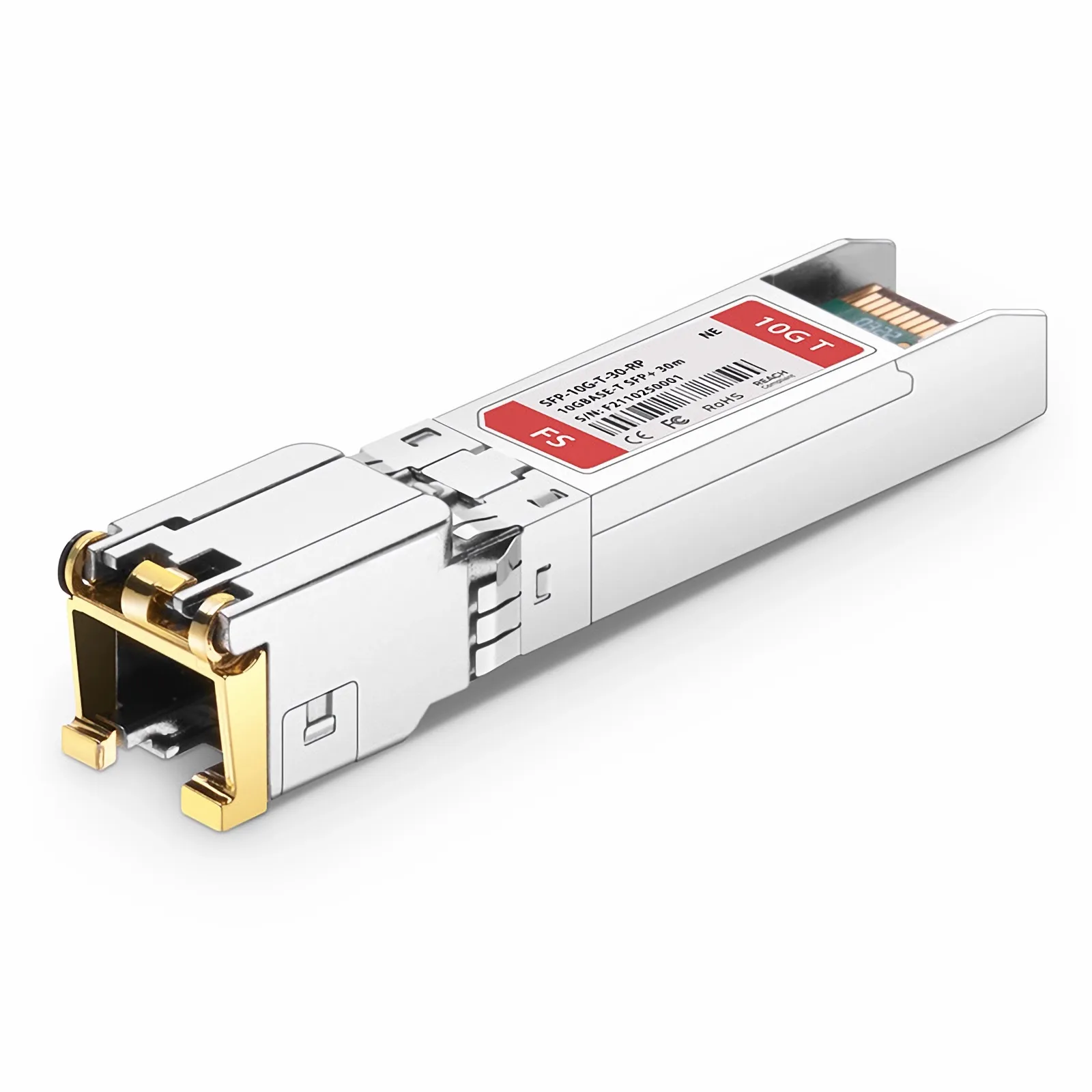 Transceiver Module Netgear Netgear Compatible 10GBASE-T SFP+ Copper 30m RJ-45 Transceiver Module ...