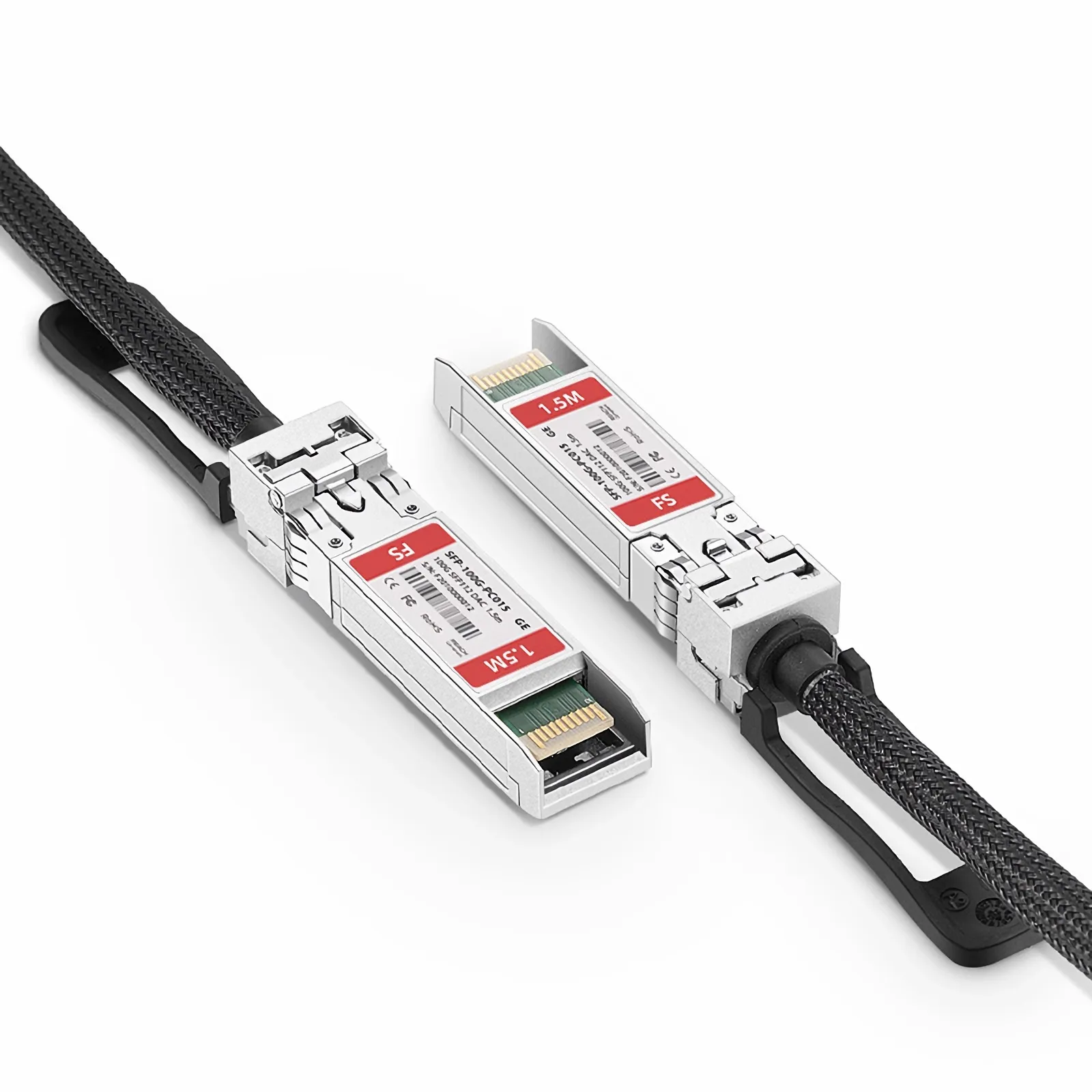 1.5m (5ft) Generic Compatible 100G SFP112 PAM4 Passive Copper Twinax Cable