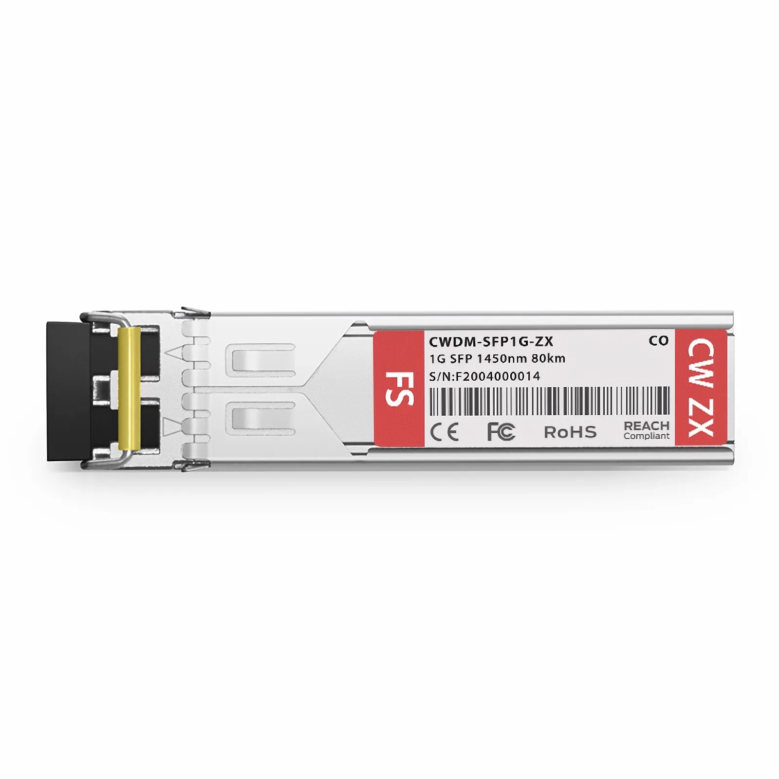 Cisco CWDM-SFP-1450 1000BASE-CWDM SFP (mini-GBIC) Transceiver - FS