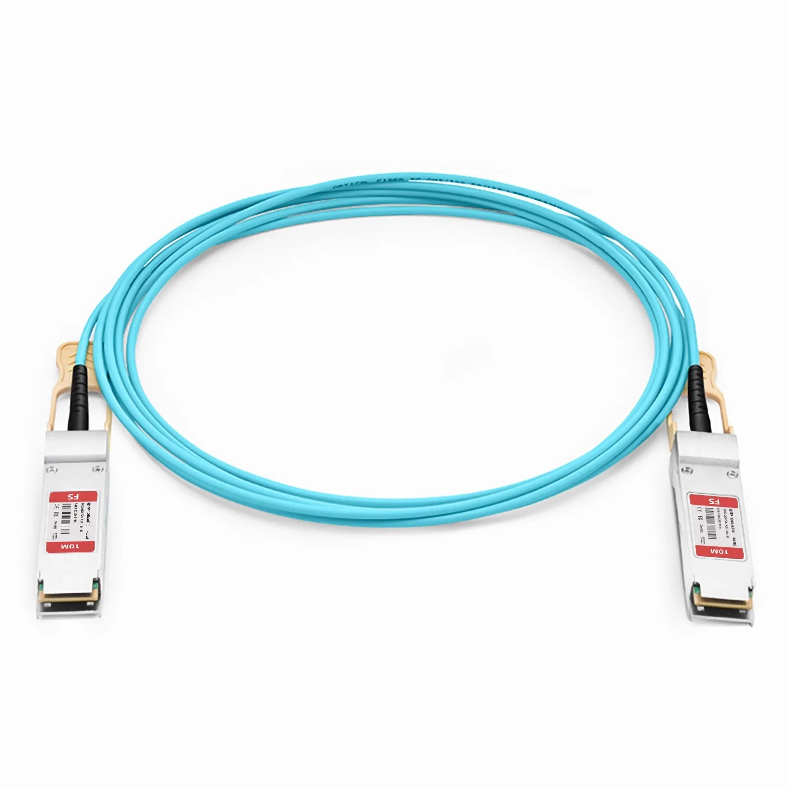 10m (33ft) NVIDIA/Mellanox MFA1A00-E010 Compatible 100G QSFP28 4 x 25G NRZ Infiniband EDR Active Optical Cable