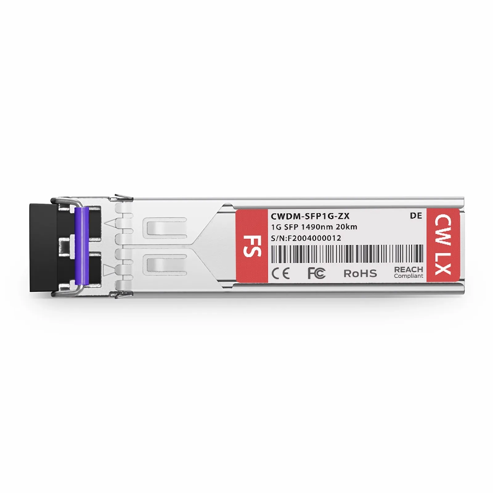 Dell CWDM-SFP-1490-20 1000BASE-CWDM SFP Transceiver 1490nm 20km