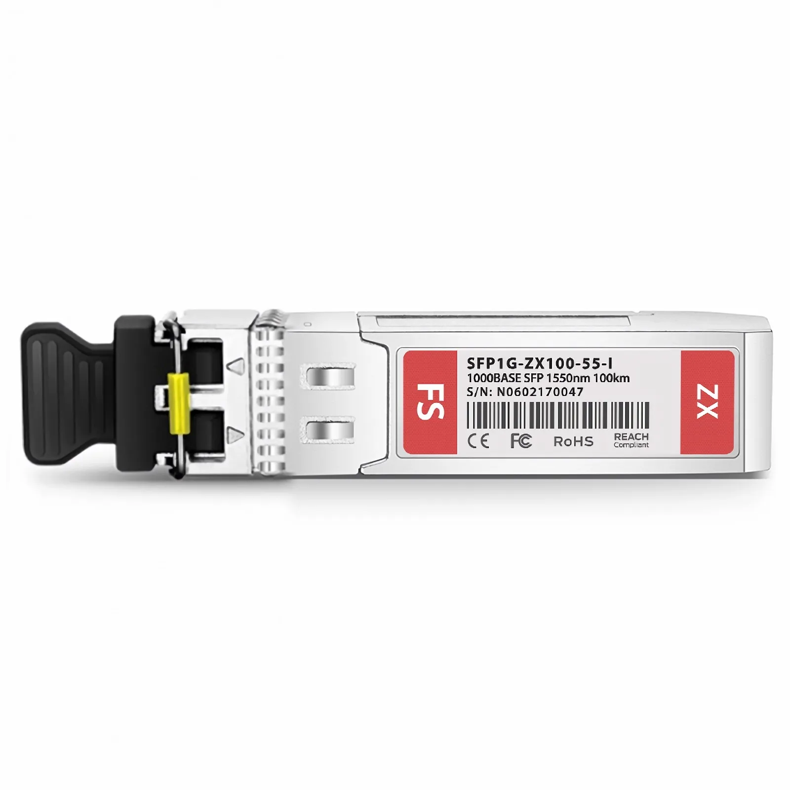 Customized 1000BASE-EZX SFP 1550nm 100km Duplex LC SMF Transceiver Module (Industrial)