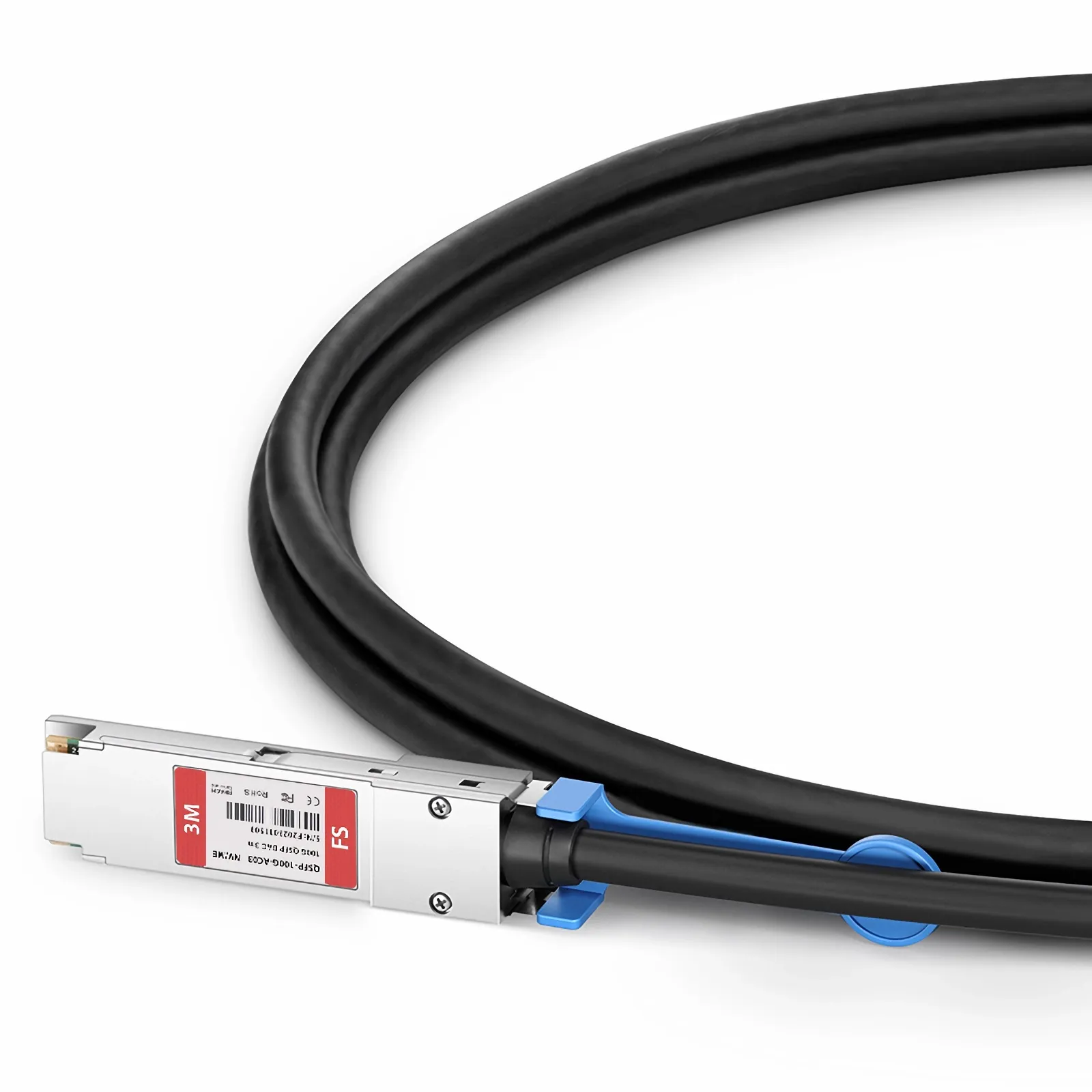 3m (10ft) NVIDIA/Mellanox Compatible 100G QSFP28 4 x 25G NRZ