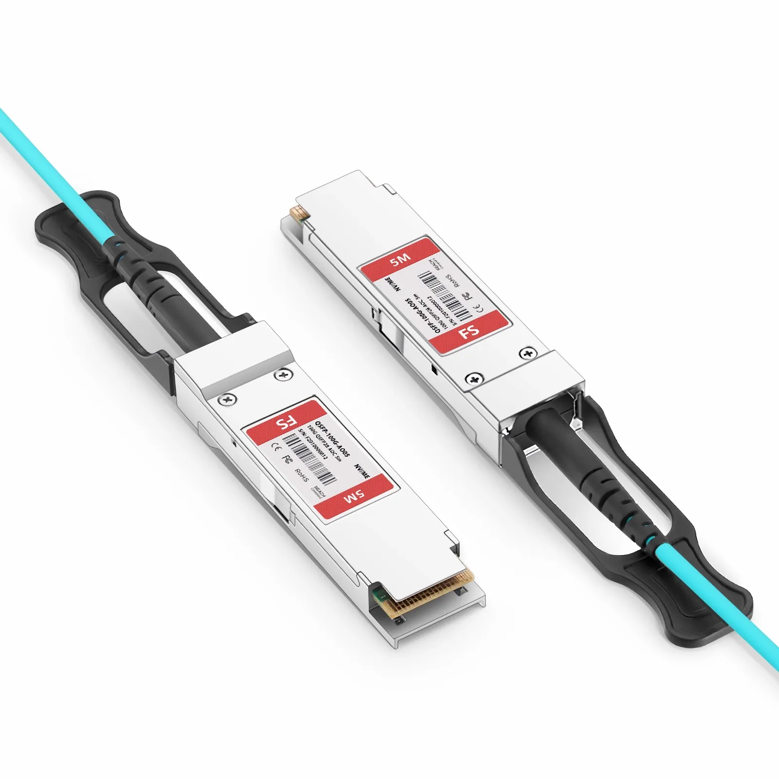 5m (16ft) Mellanox MFA1A00-C005互換 100G QSFP28アクティブ