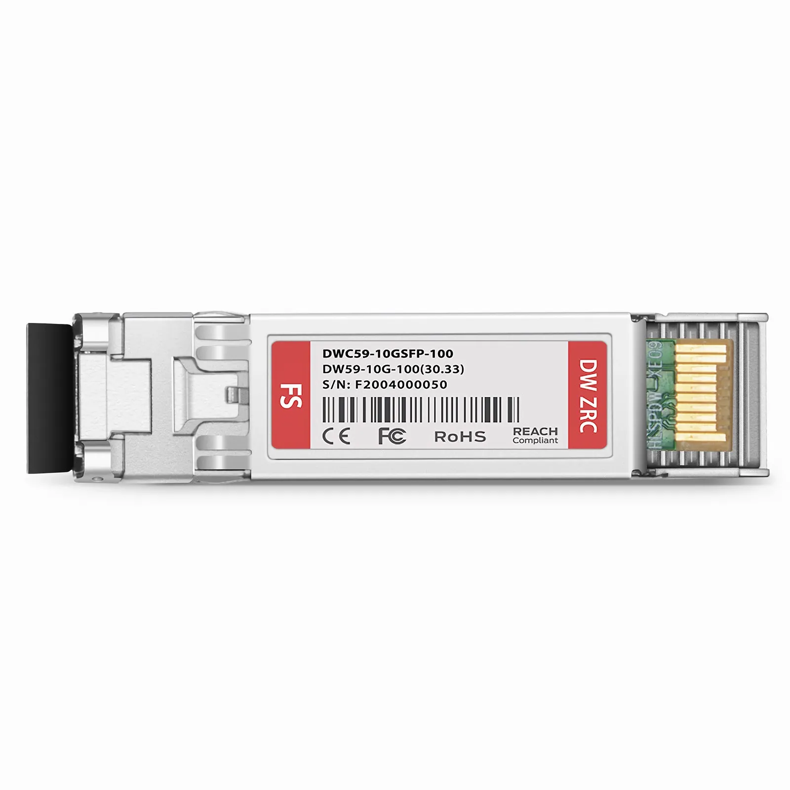 Cisco C59 Compatible SFP+ 10G DWDM 1530.33nm 100GHz 100km Duplex LC/UPC SMF Transceiver Module