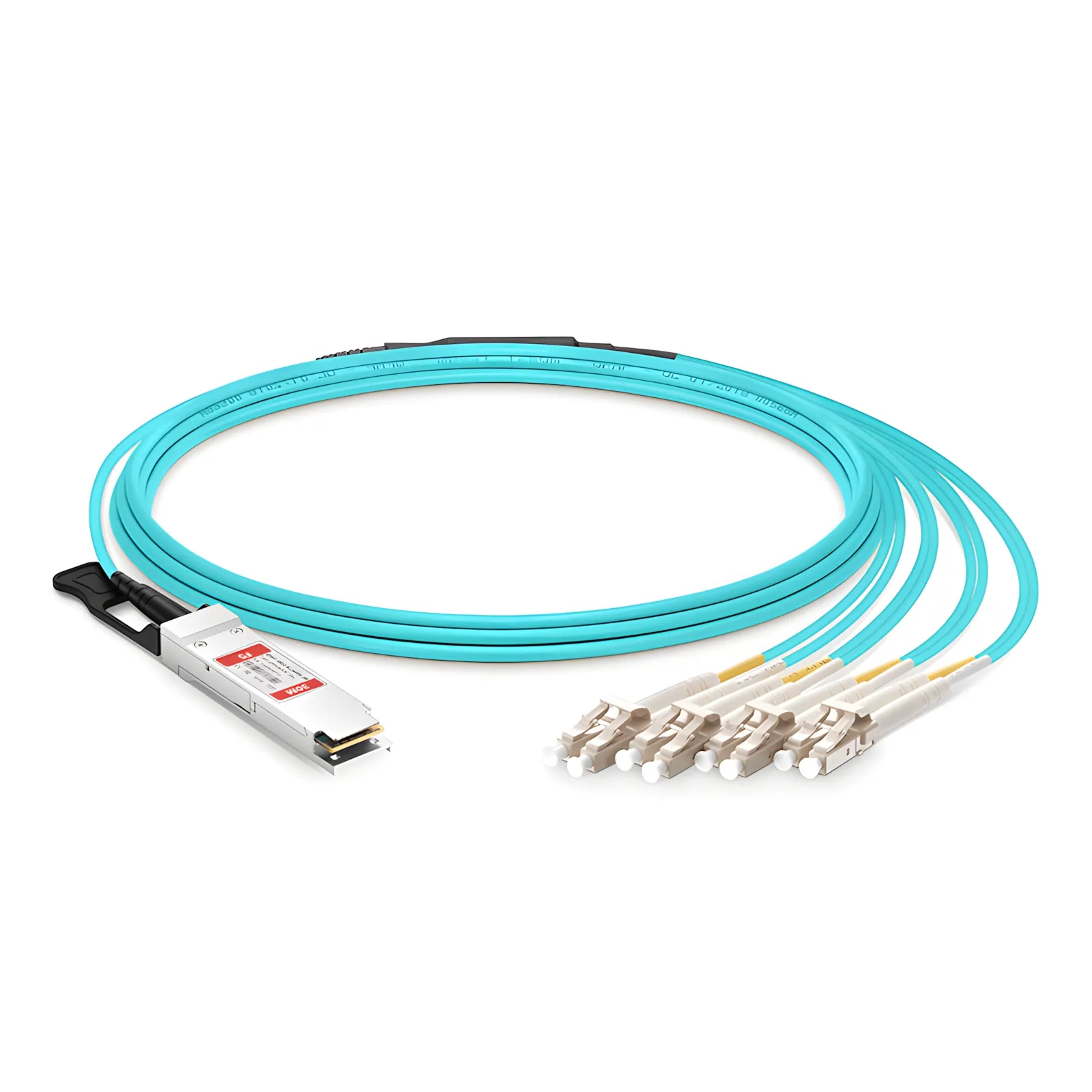 Dell対応 100G QSFP28 4 x 25G NRZ - 4デュプレックスLC 25G NRZ