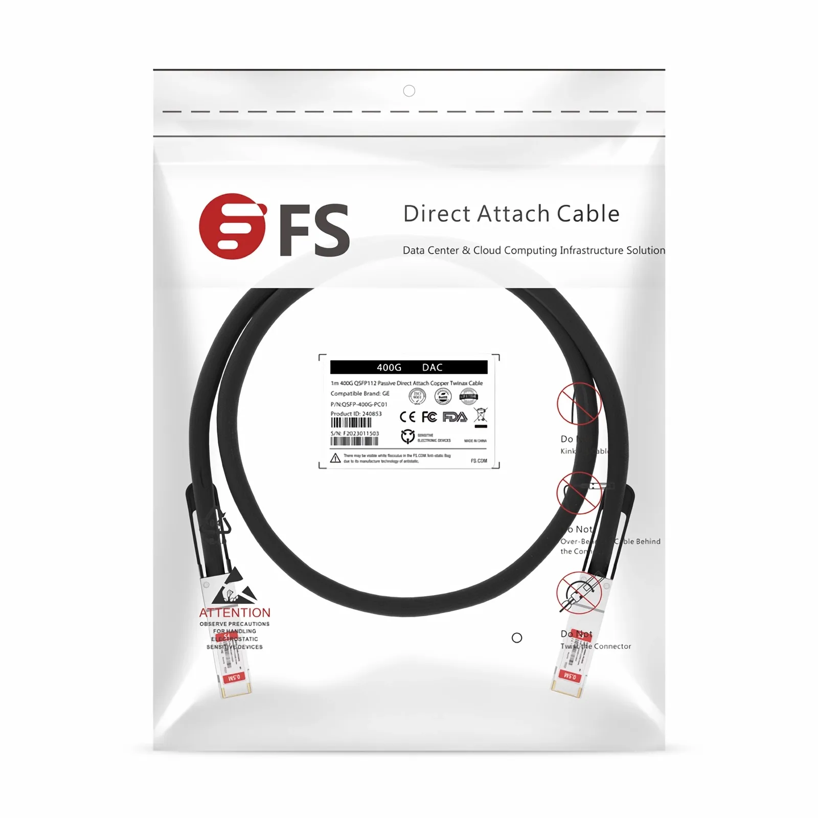 Questa immagine riguarda QSFP-400G-PC015.