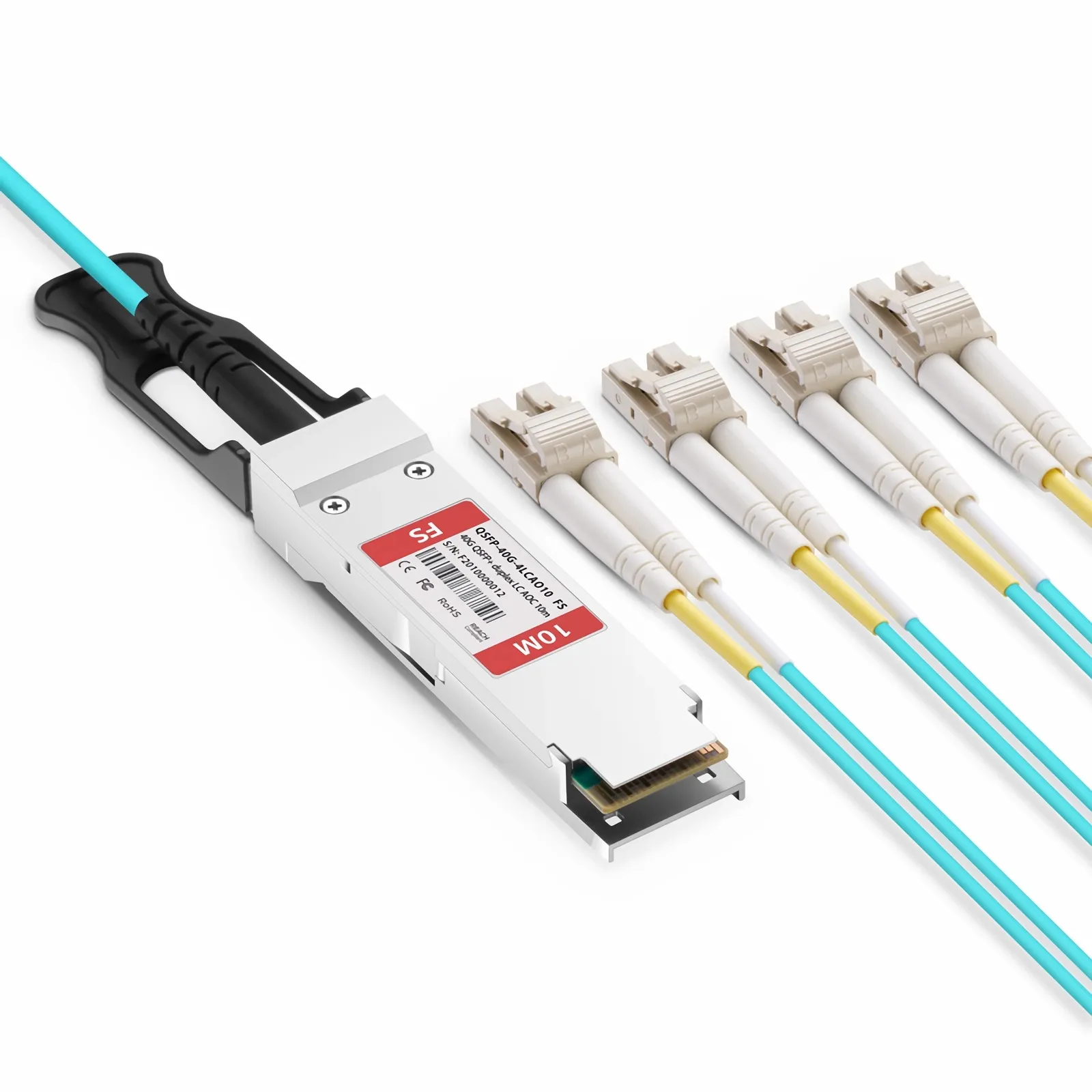 Q-8LCAO10、40G QSFP+/8LCアクティブオプティカルケーブル - FS JAPAN