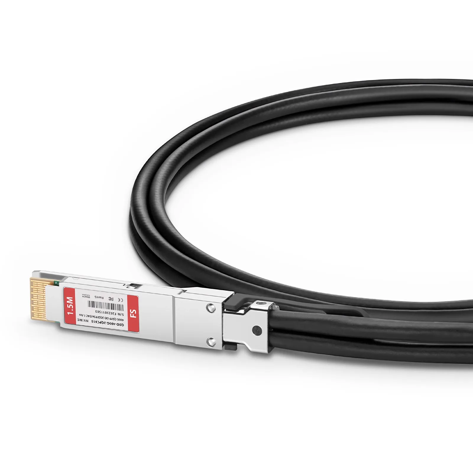 NVIDIA/Mellanox MCP7H60-W01AR30対応、1.5m(5ft) 400G QSFP-DD 8×50G