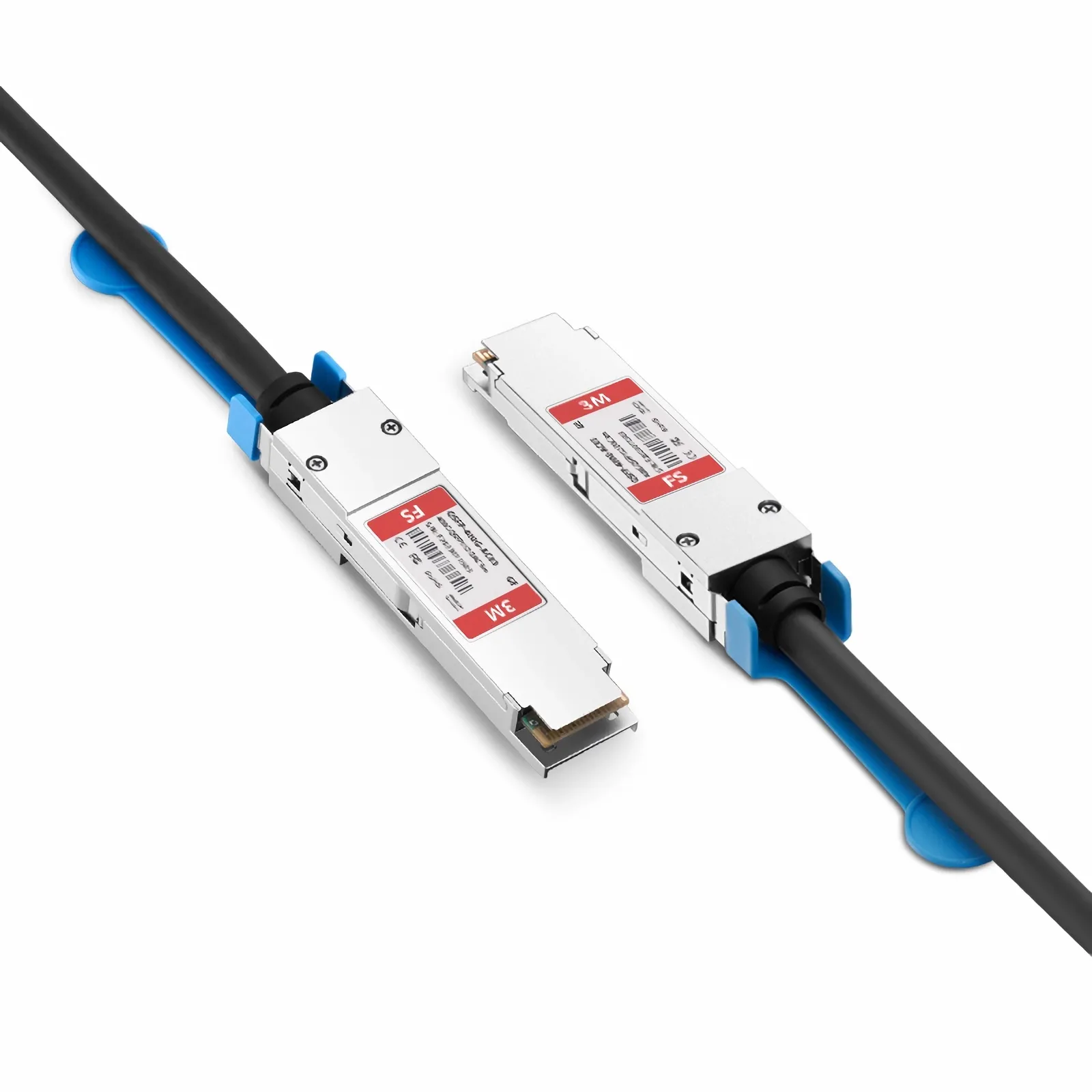 3m (10ft) Generic Compatible 400G QSFP112 4 x 100G PAM4 Active Copper Twinax Cable