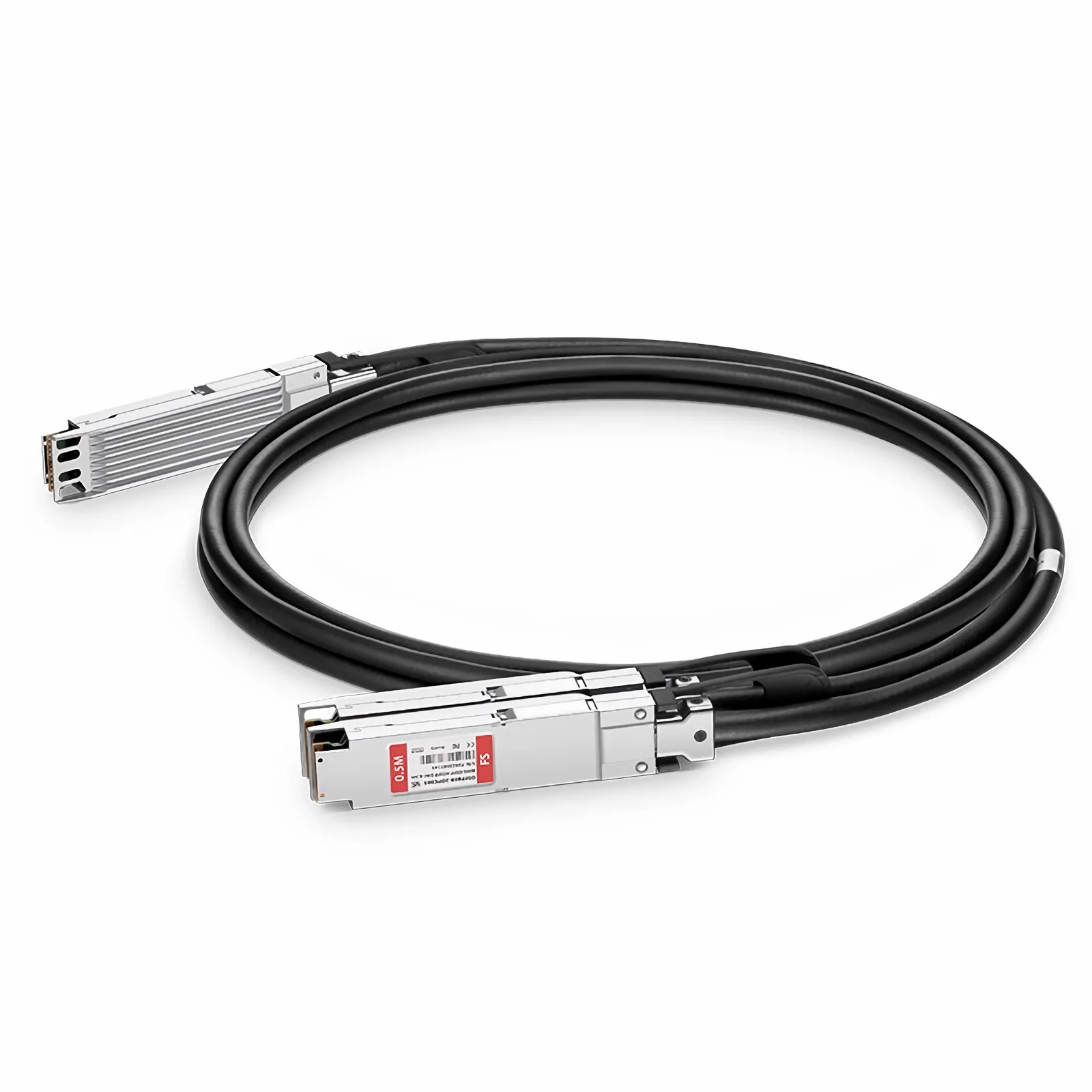 Customized 800G OSFP IHS/Finned Top to 2x 400G OSFP IHS/Finned Top Passive Breakout DAC