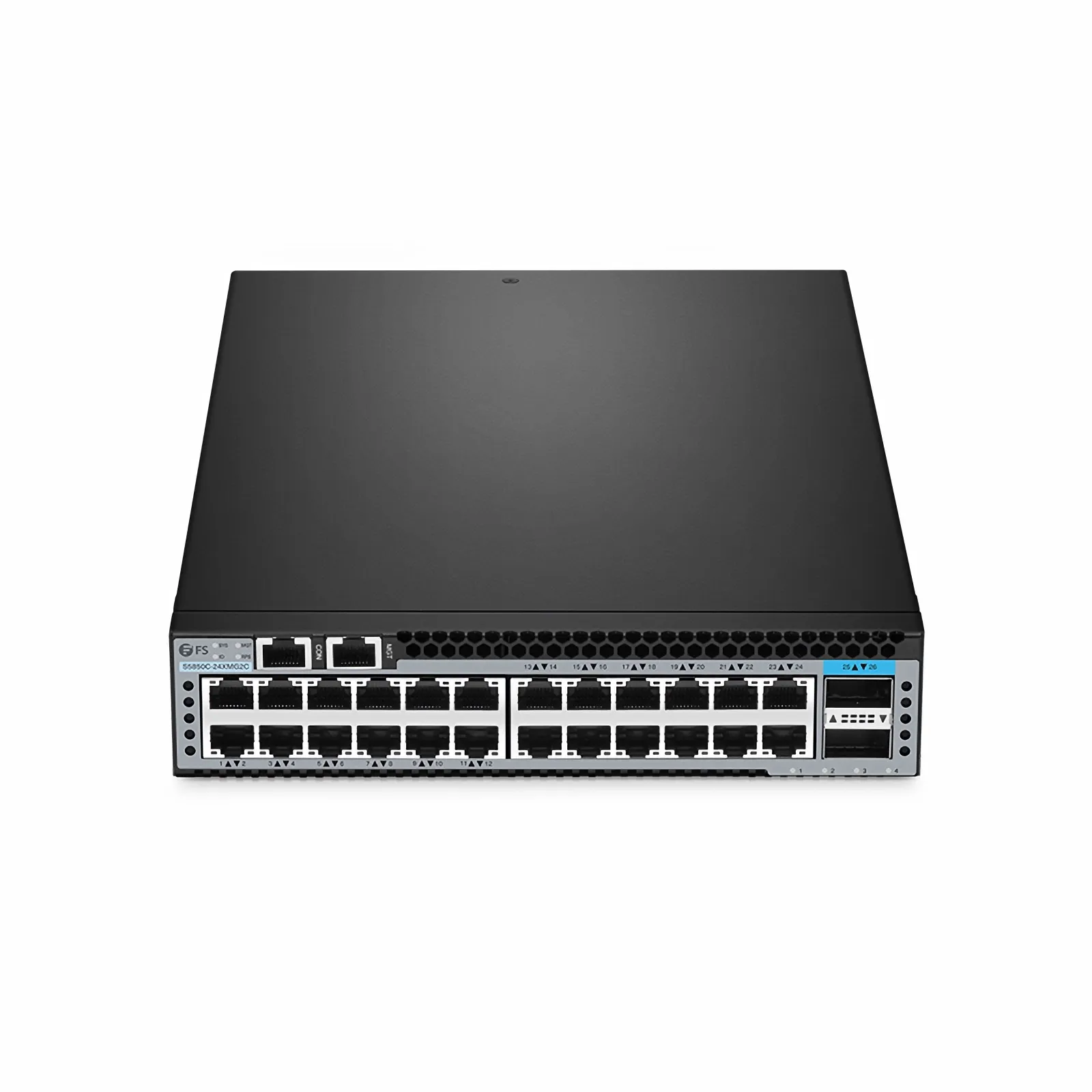 S5850C-24XMG2C、24ポート イーサネットL3ハーフサイズスイッチ、24 x