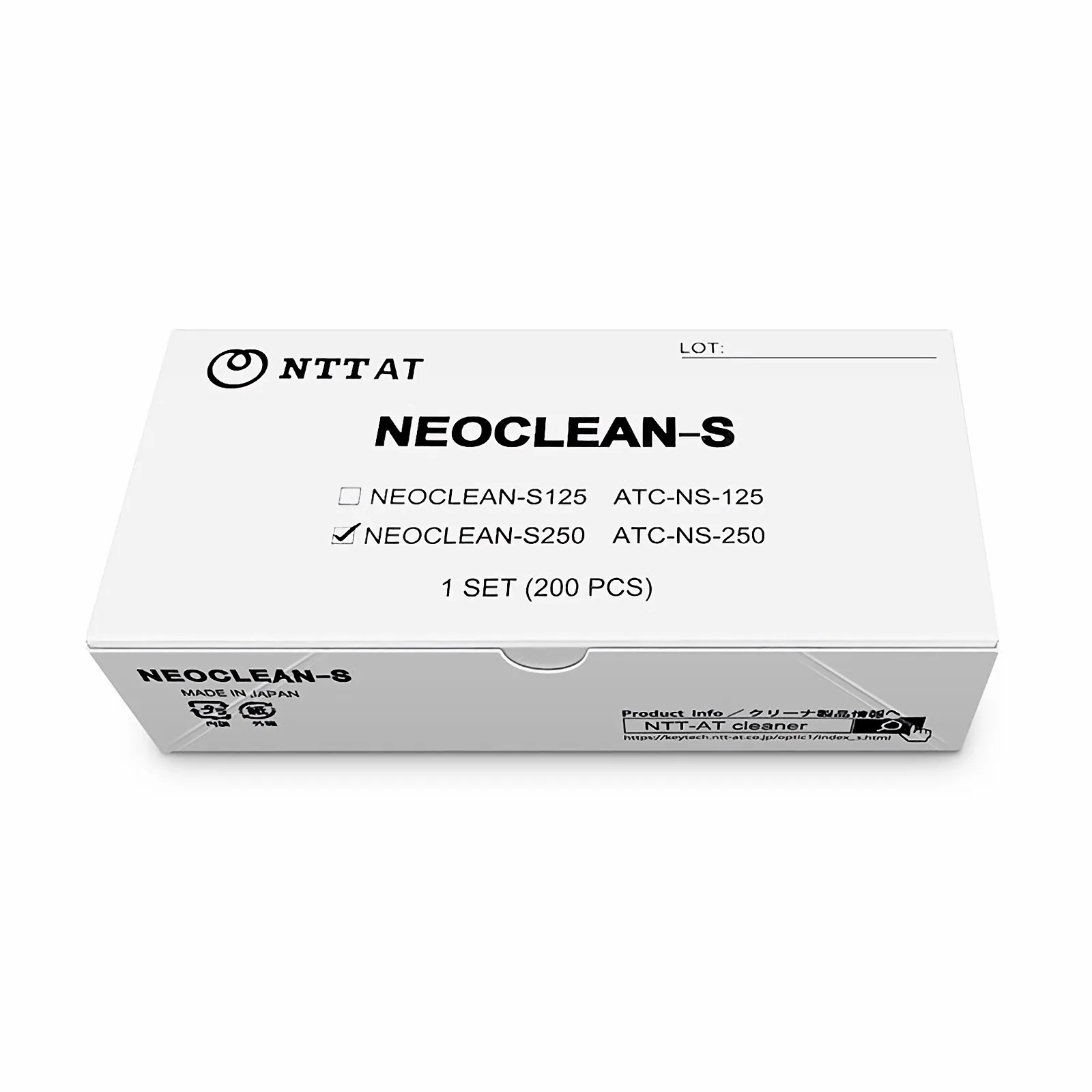 NEOCLEAN-S 光ファイバクリーニングスティック(2.5mm、帯電防止