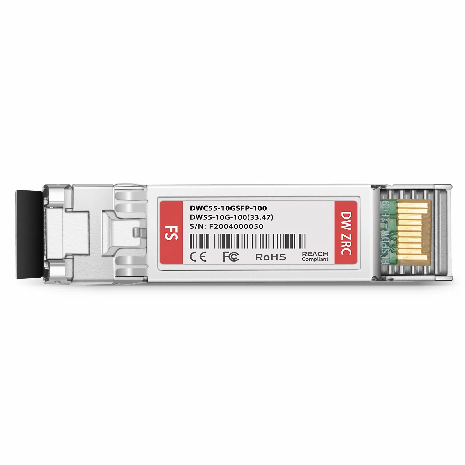 Cisco C55 Compatible SFP+ 10G DWDM 1533.47nm 100GHz 100km Duplex LC/UPC SMF Transceiver Module