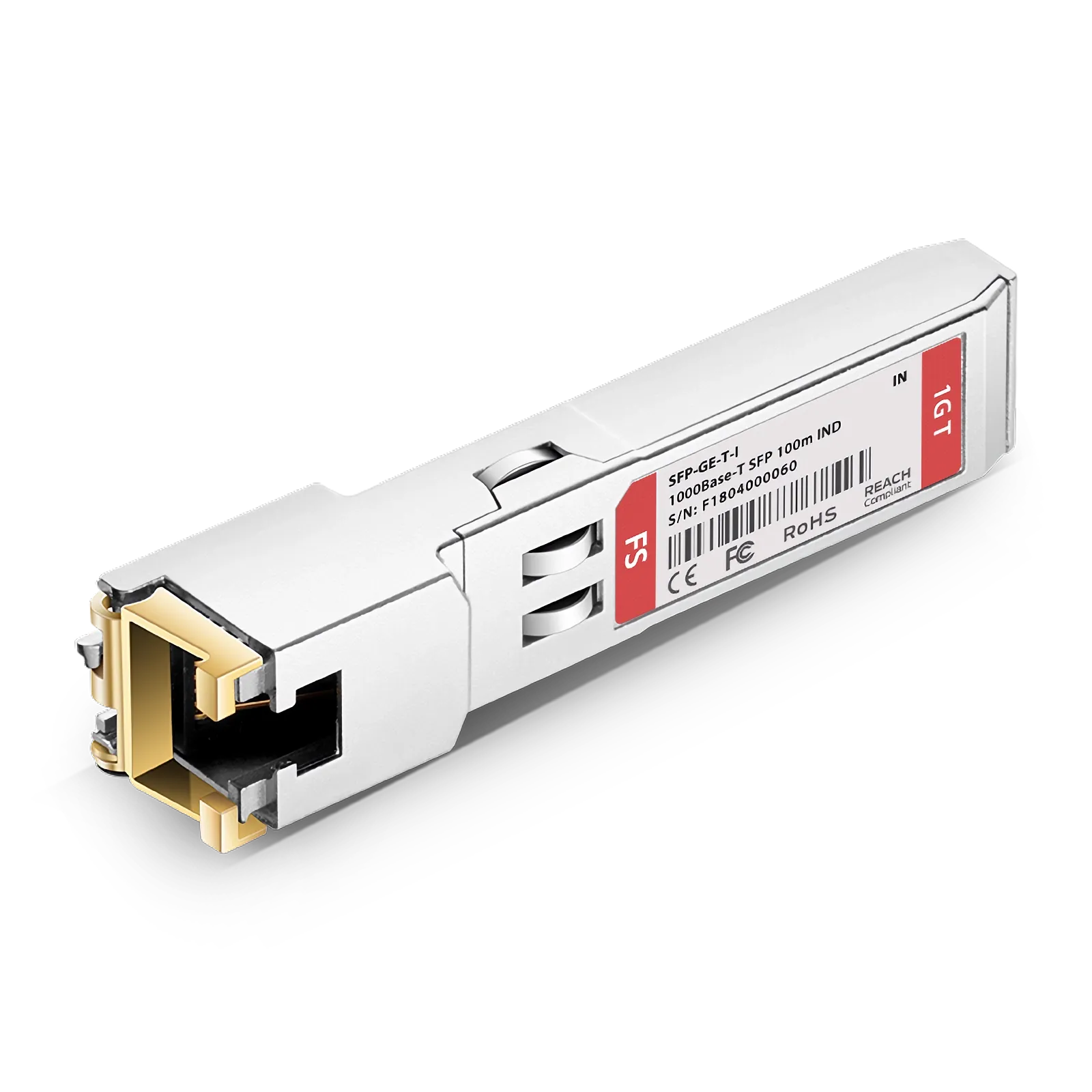 産業用 Intel互換 1000BASE-T SFP光モジュール(銅線 100m RJ-45) - FS
