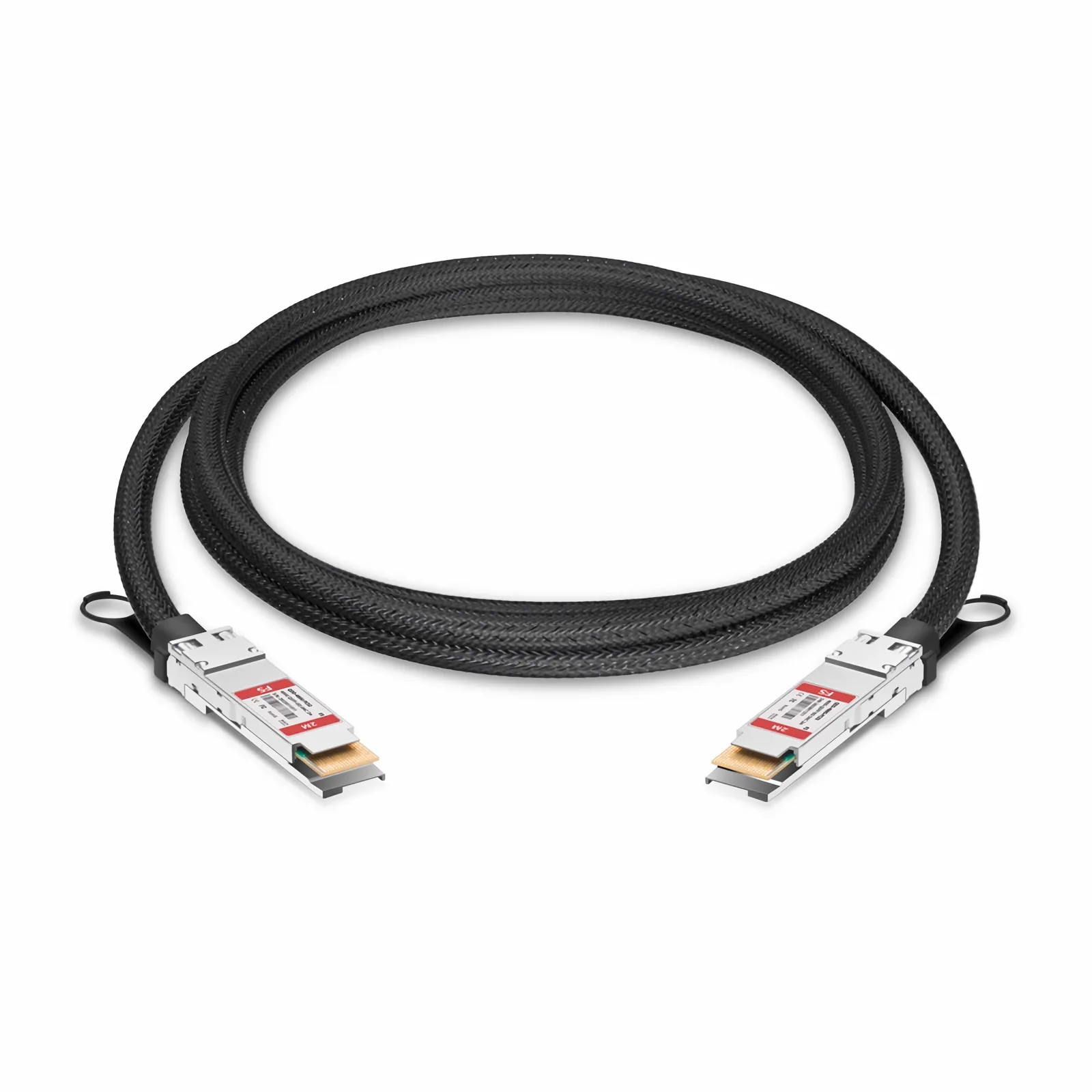 2m (7ft) 400G QSFP-DD 8 x 50G PAM4 Passive Copper Twinax Cable for