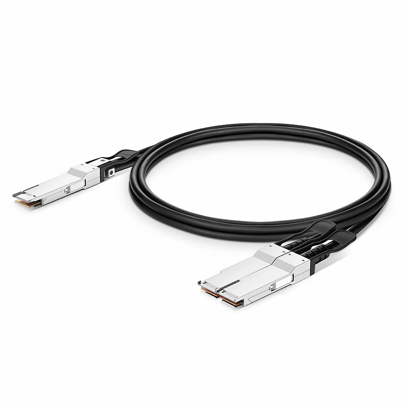 NVIDIA/Mellanox対応、0.5m(2ft) 400G QSFP-DD 8×50G PAM4 to 2×200G