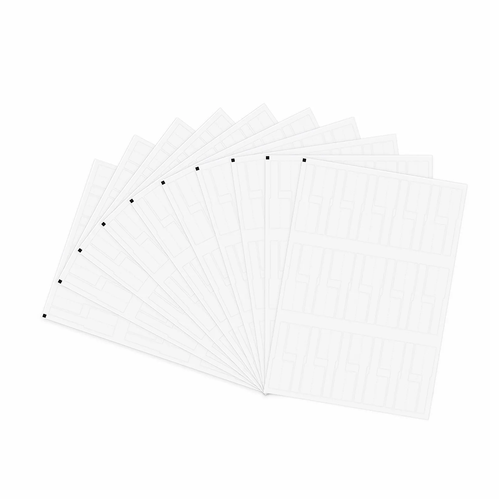 This picture is about P-Flag White PET Label.