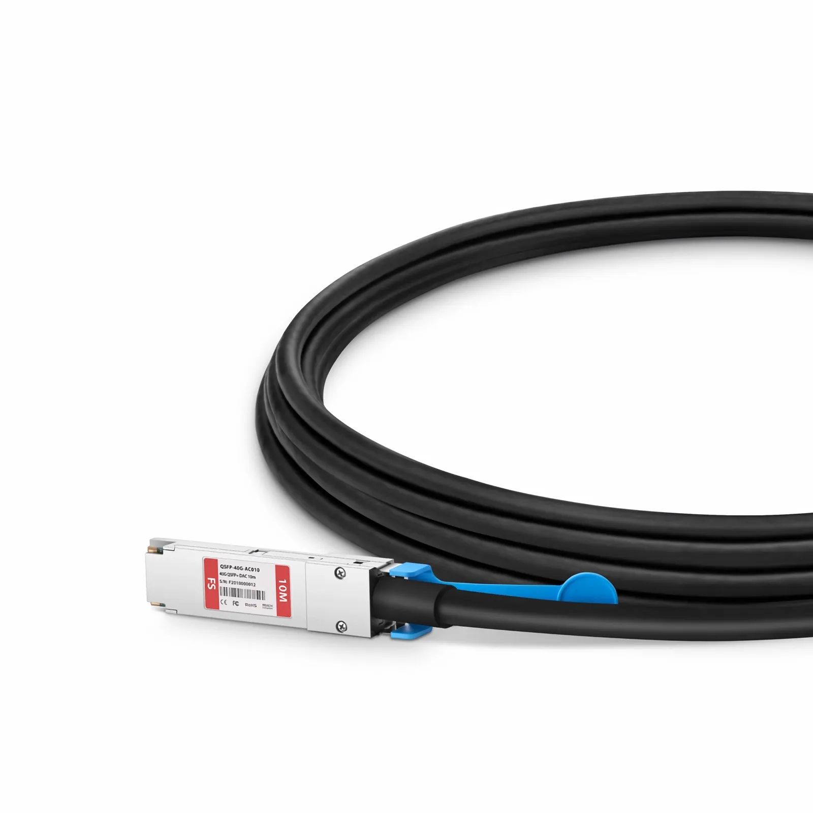 Cisco QSFP-H40G-ACU10M Compatible 40G QSFP+ Twinax DAC Cable - FS
