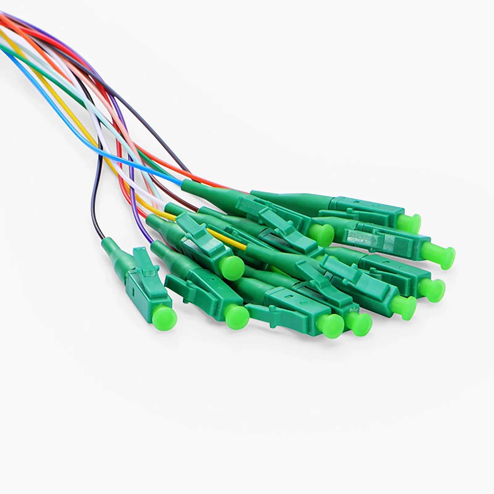 2M (7ft) LC/APC SM Color-Coded Fiber Pigtail - FS.com