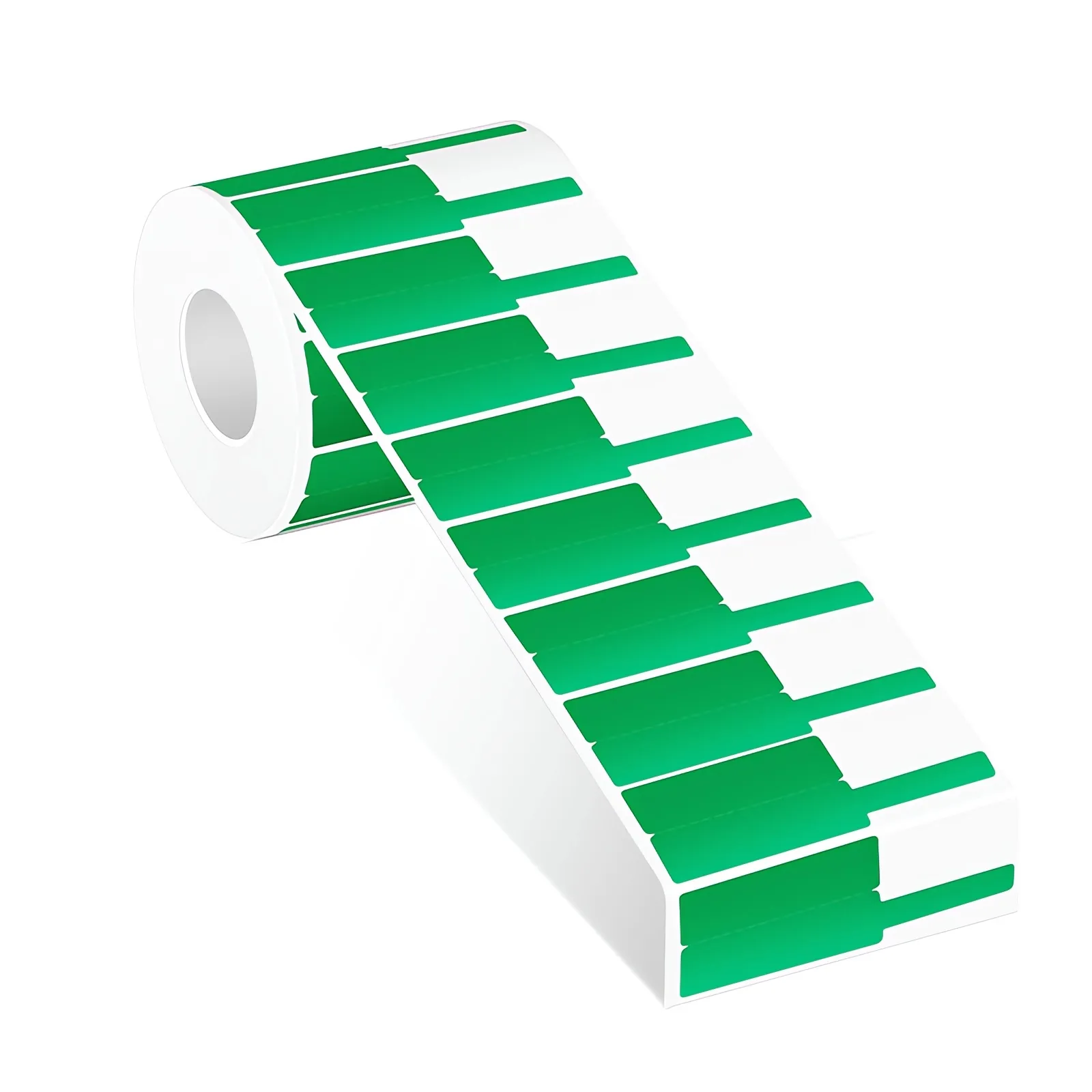 1.02in.W x 3.31in.L Printable P-Flag Label, PET, Reel, Green