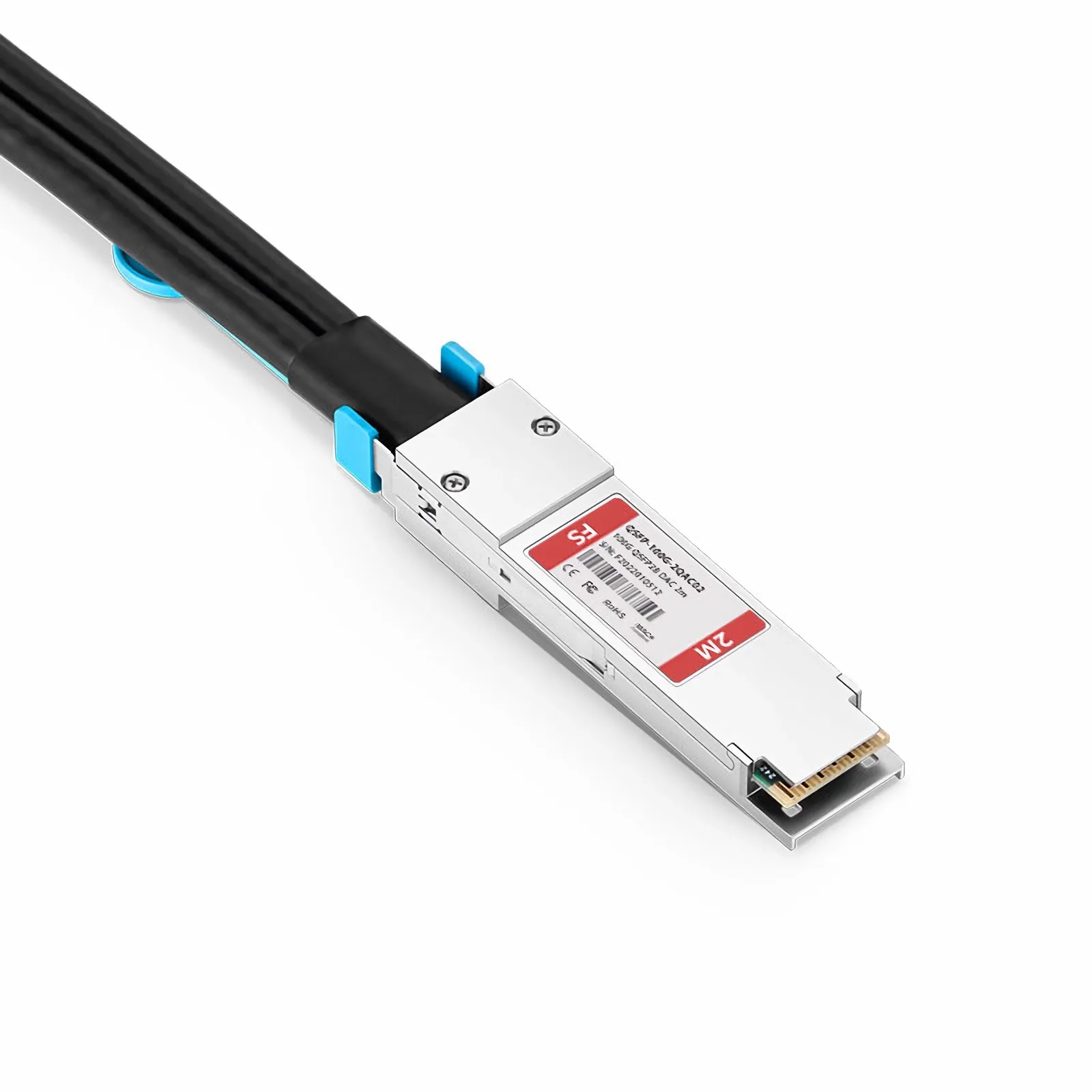 2m (7ft) Cisco Compatible 100G QSFP28 4 x 25G NRZ to 2 x 50G QSFP28 2 x 25G NRZ Active Copper Breakout Cable