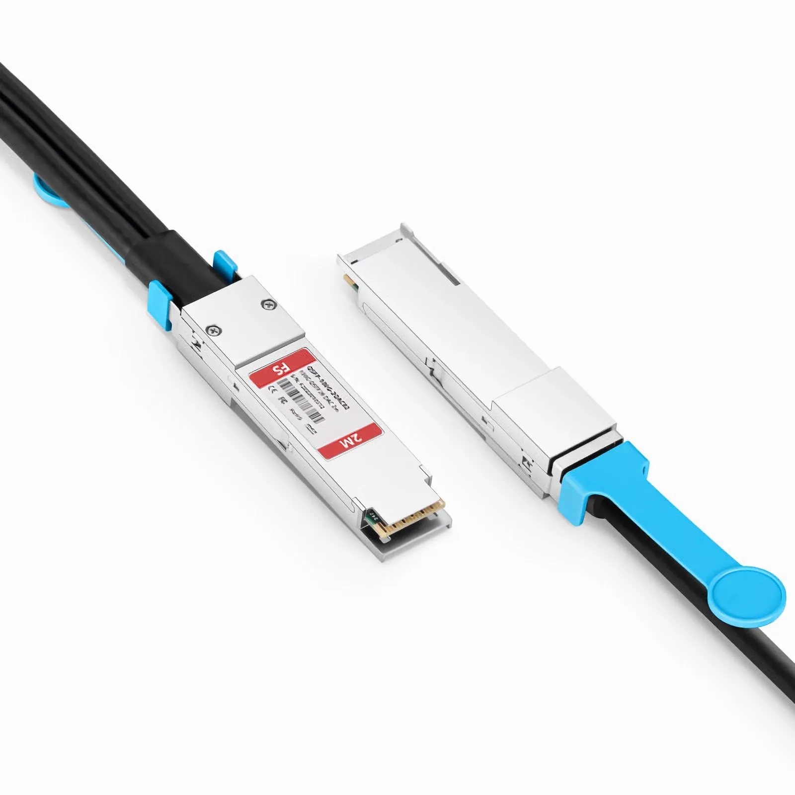 2m (7ft) Cisco Compatible 100G QSFP28 4 x 25G NRZ to 2 x 50G QSFP28 2 x 25G NRZ Active Copper Breakout Cable