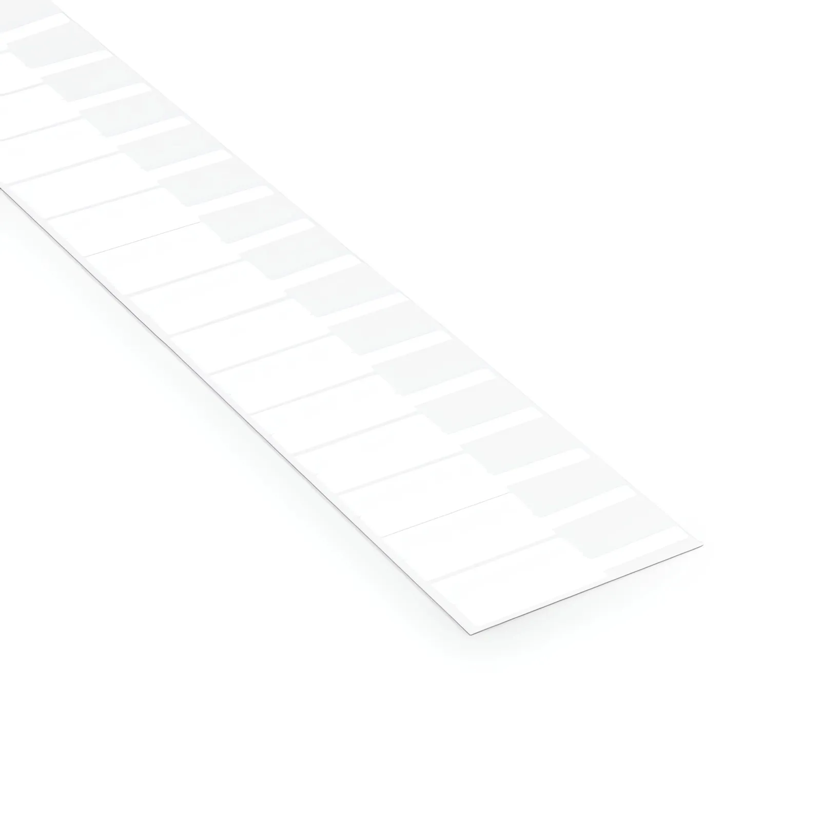 1.02in.W x 3.31in.L Printable P-Flag Labels, PET, Reel, White