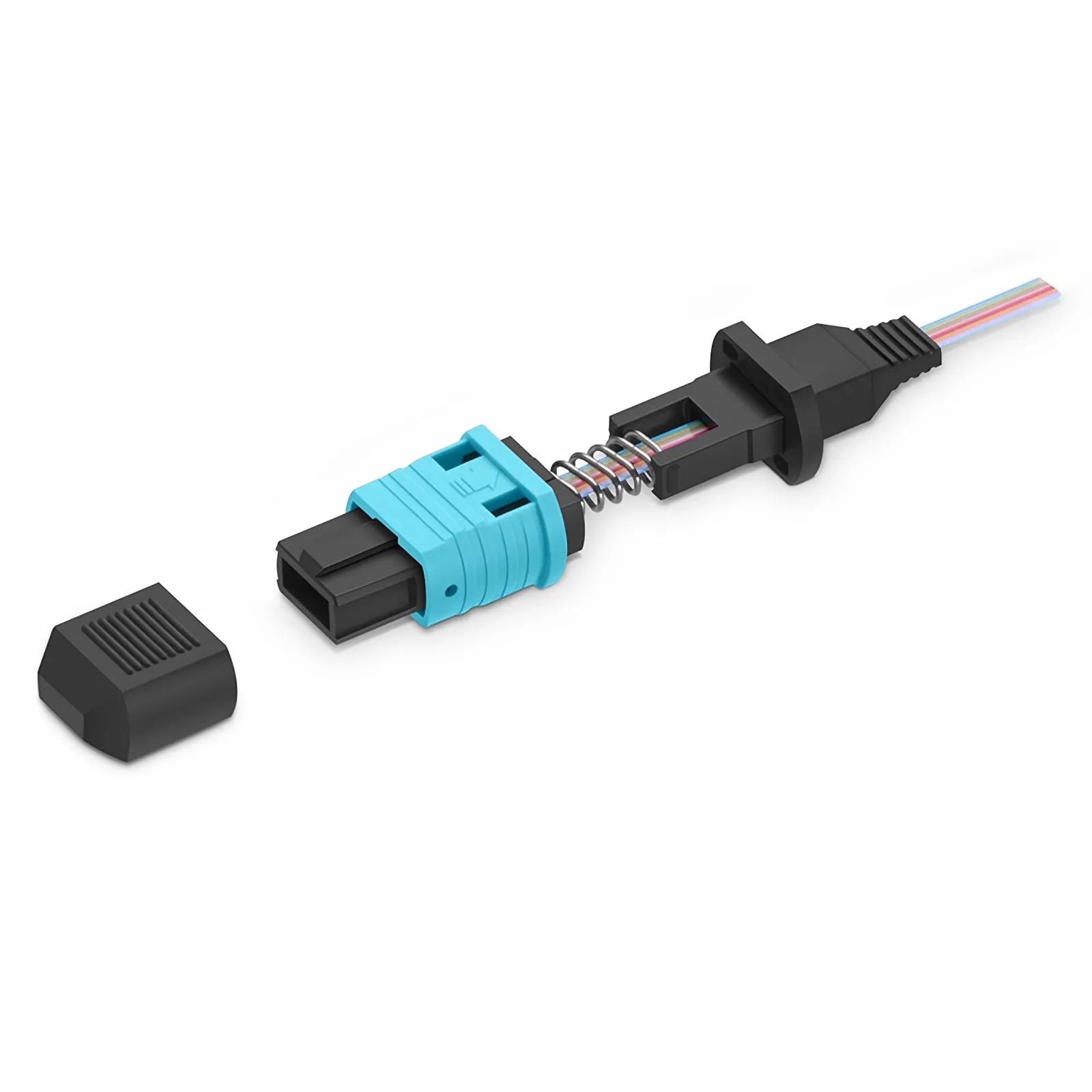 MPO (Female) OM3/OM4 Multimode Field Assembly Splice-on Connector, Flat Ribbon