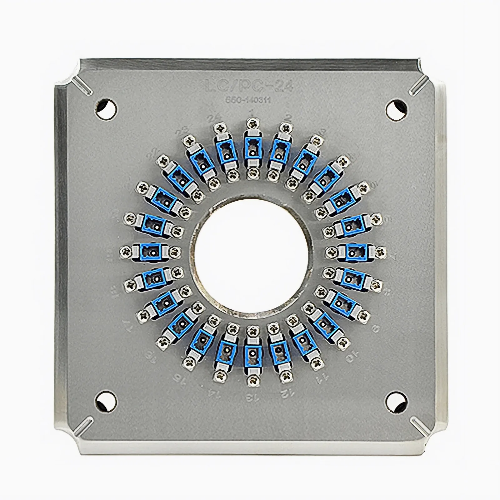 LC/UPC 24(EX LC/UPC-20)コネクタ用研磨フィクスチャ/ホルダー(LC/UPC