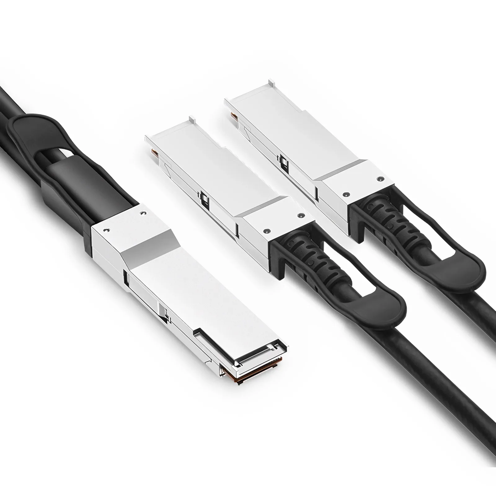 Customized 200G QSFP56 to 2 x 100G QSFP56 Passive Copper Breakout Cable