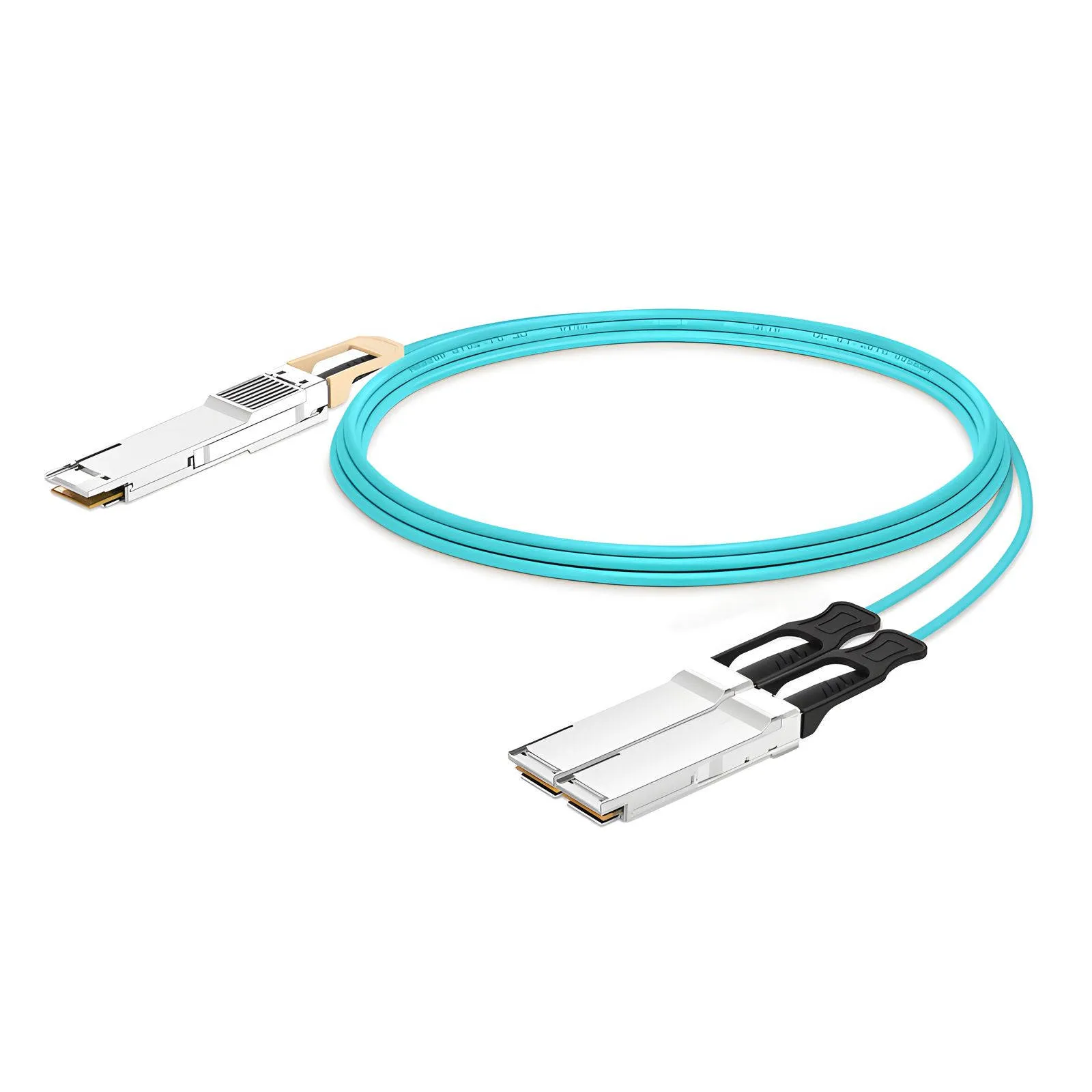 Generic対応、25m(82ft) 200G QSFP-DD 8×25G NRZ to 2×100G QSFP28 4