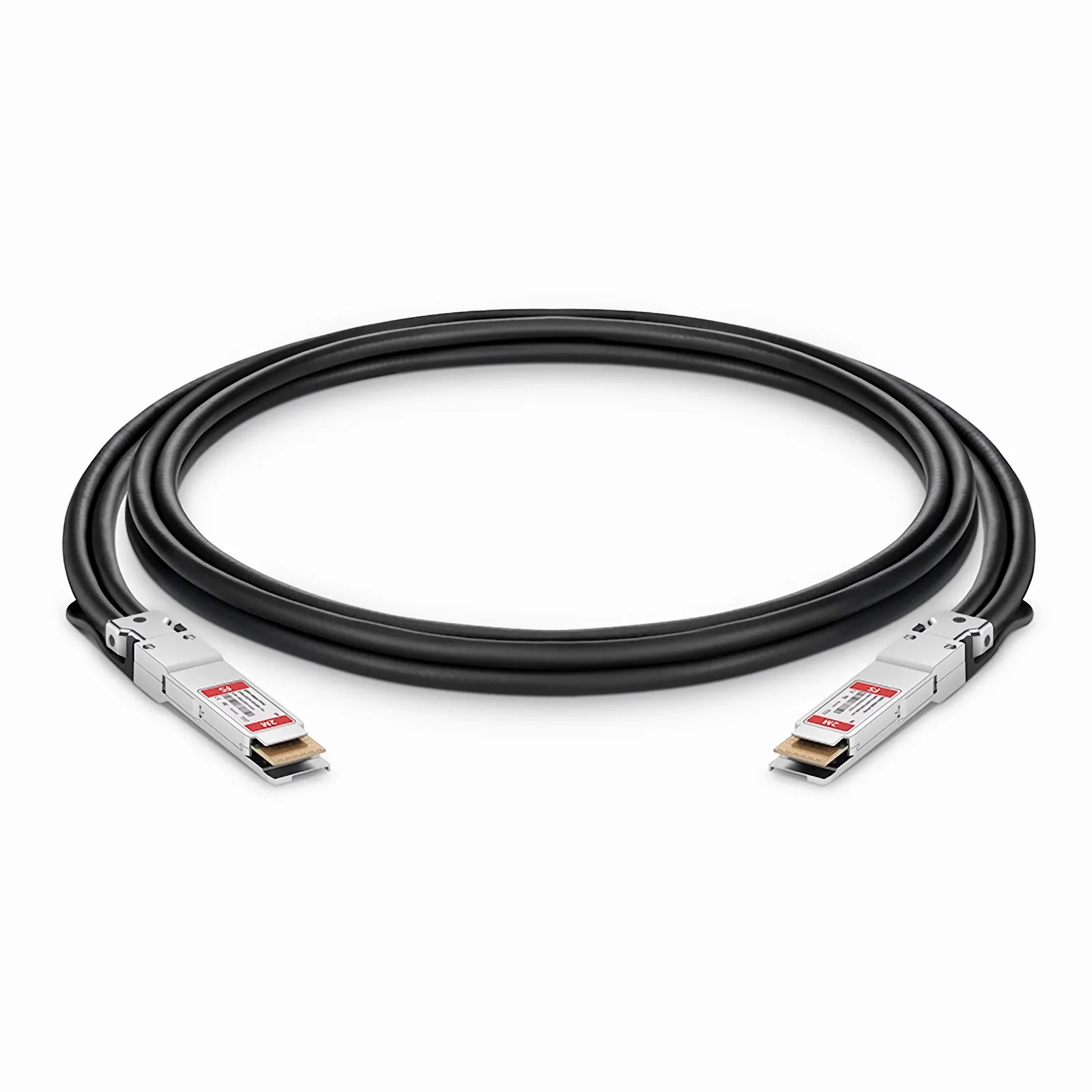 2m (7ft) Dell 470-ADFD Compatible 200G QSFP-DD 8 x 25G NRZ Passive Copper Twinax Cable