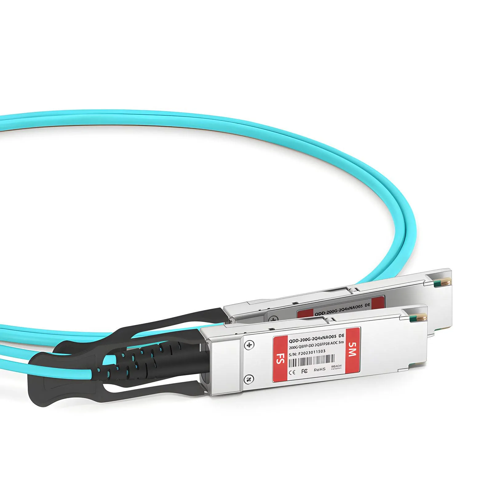5m (16ft) Dell AOC-Q28DD-2Q28-100G-5M Compatible 200G QSFP-DD 8 x
