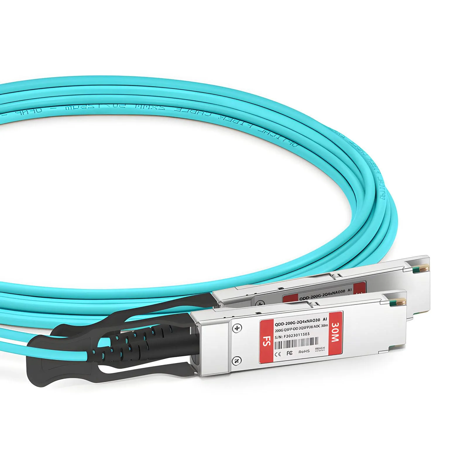 30m(98ft) Arista Networks互換 200G QSFP-DD ～ 2x 100G QSFP28
