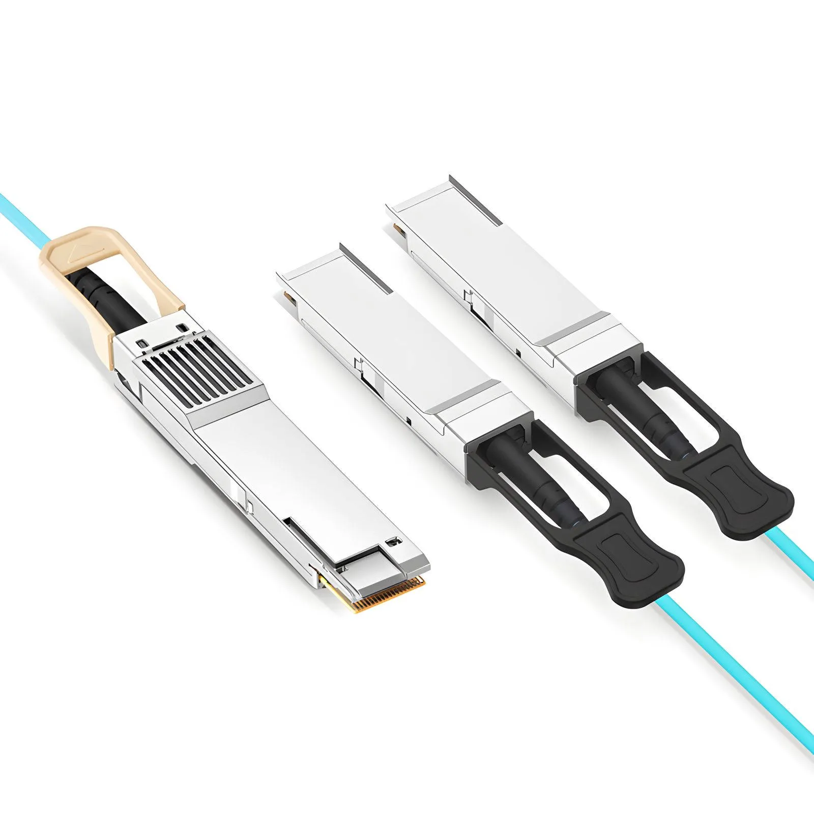 10m (33ft) Generic Compatible 200G QSFP-DD 8 x 25G NRZ to 2 x 100G QSFP28 4 x 25G NRZ Active Optical Breakout Cable