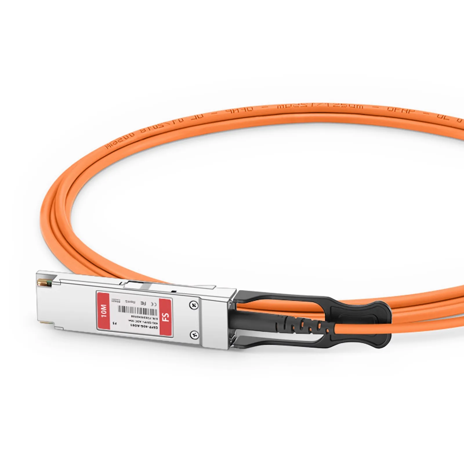 10m(32.8ft) 40G QSFP+ Active Optical Cable - FS.com