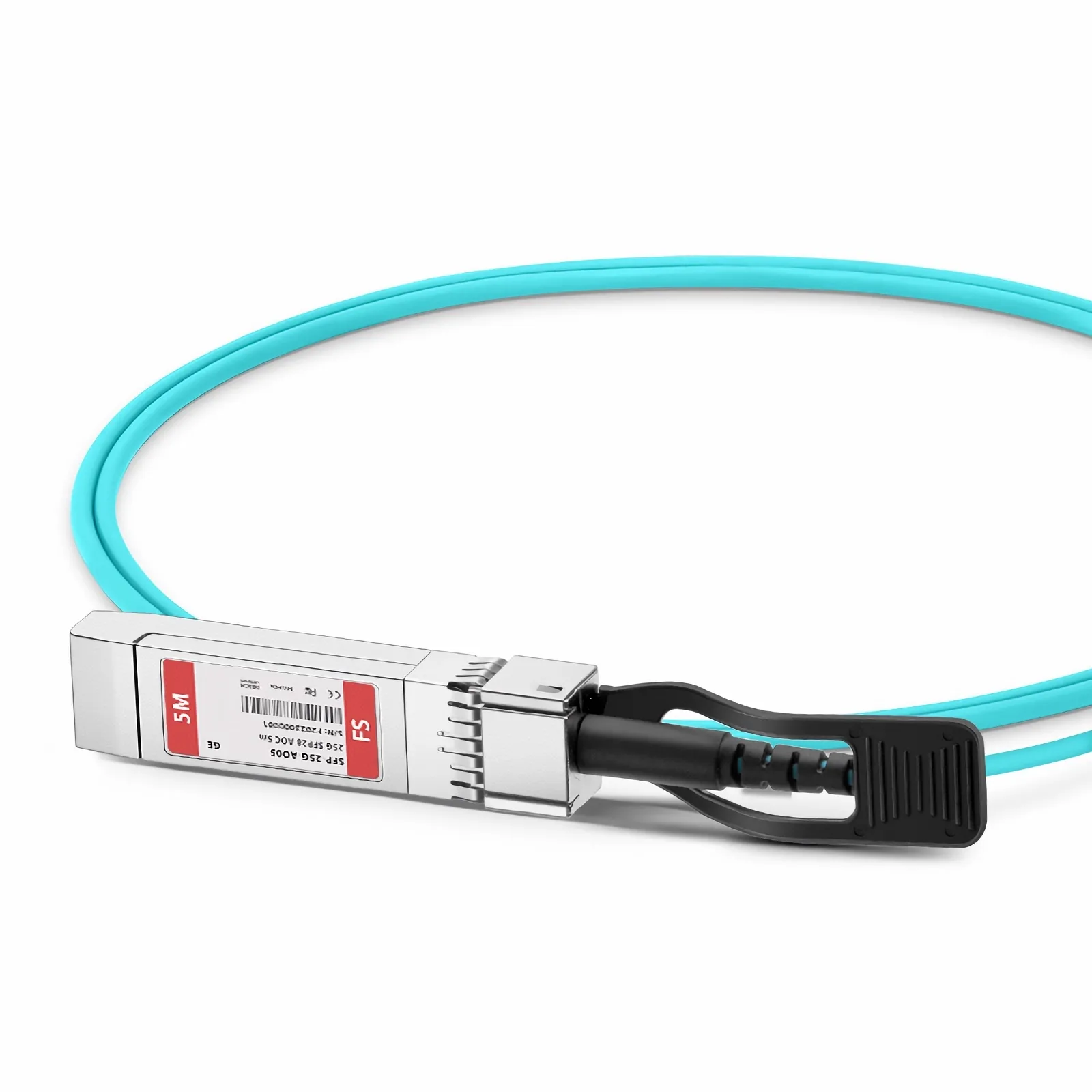 5m Generic 25G Active Optical Cable, SFP28 AOC Fiber Cable - FS.com