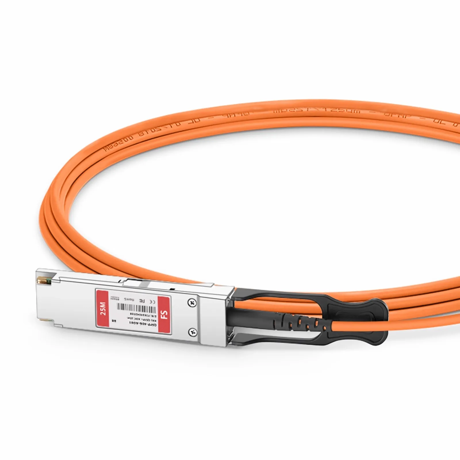 Brocade 40G-QSFP-QSFP-AOC-2501 40G QSFP+ Active Optical Cable - FS.com ...