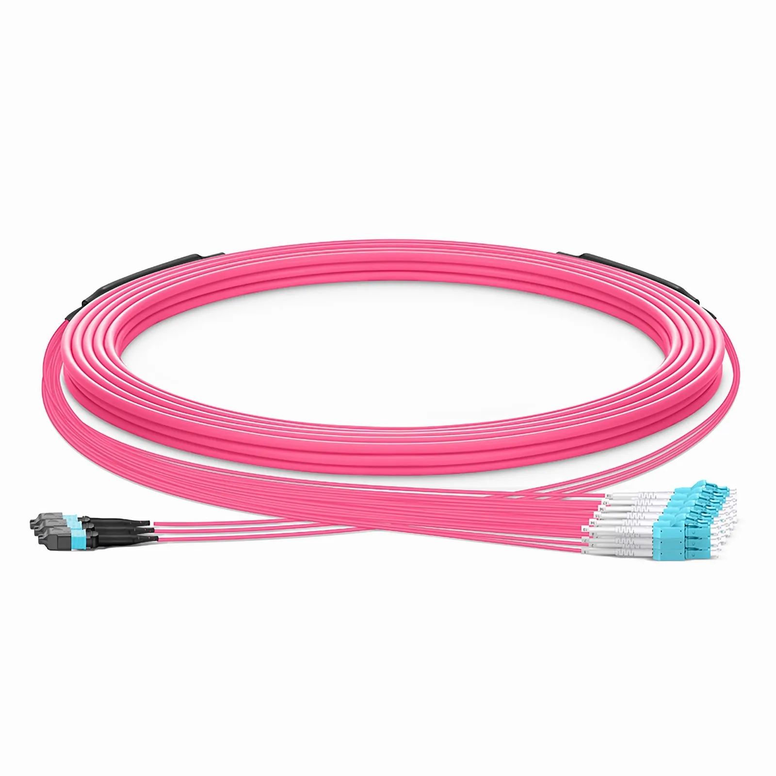 30m(98ft) MTP®-12 UPC(メス) - 6 LC UPCデュプレックス Uniboot MTP