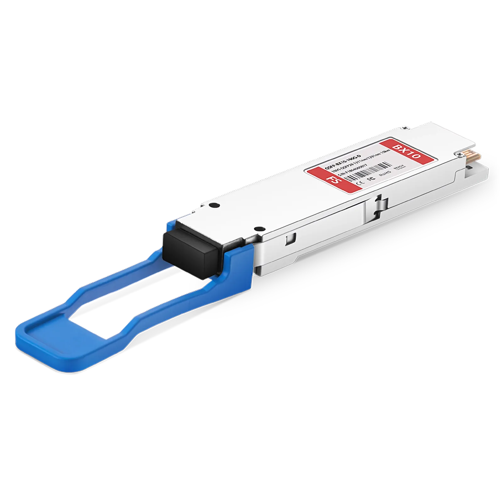 Customized QSFP28 100GBASE-BX-D BiDi 4 x 25G NRZ 1311nm-TX/1291nm-RX 10km Simplex LC/UPC SMF Transceiver Module