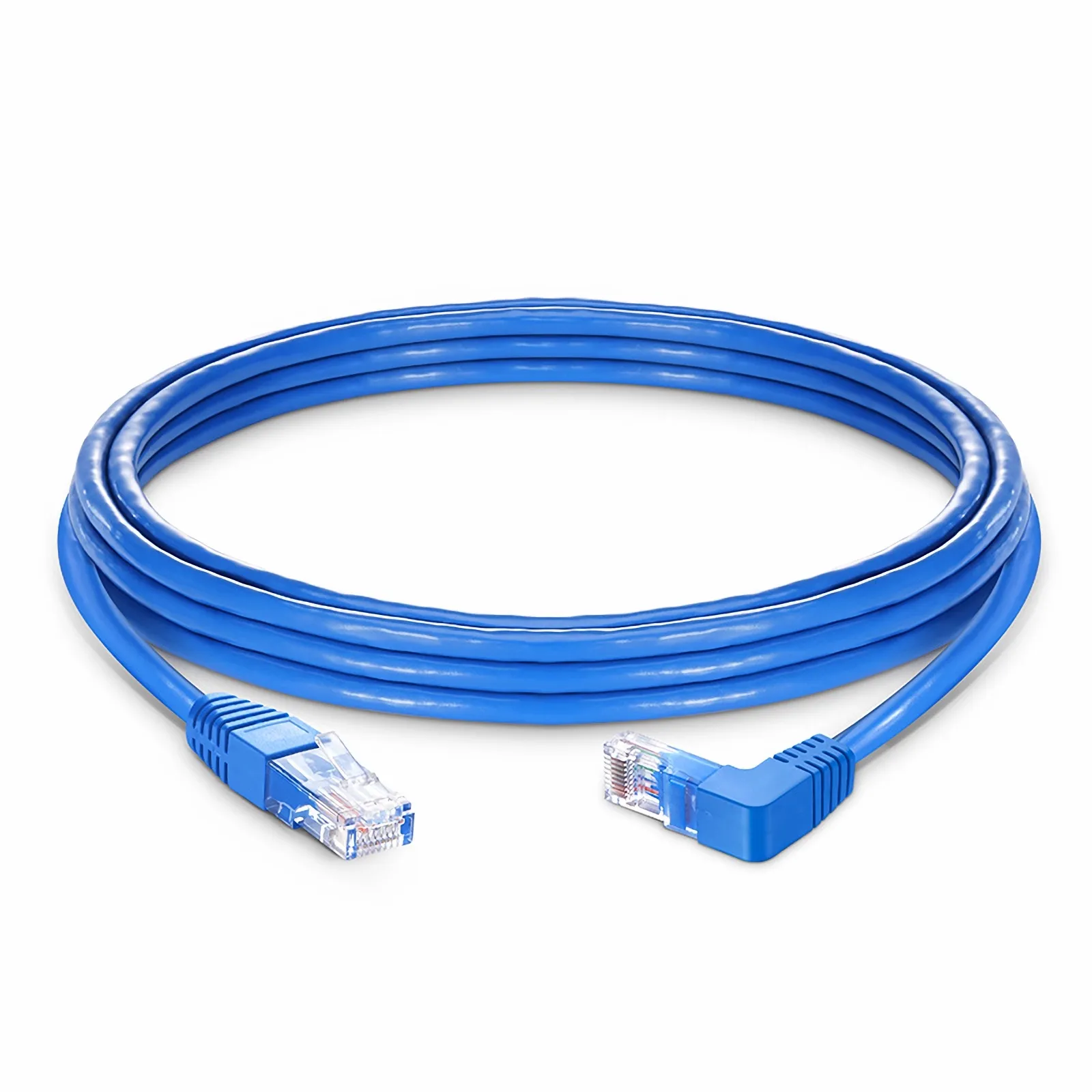 15ft (4.6m) 90 Degree Cat6 26AWG Snagless Unshielded (U/UTP) PVC