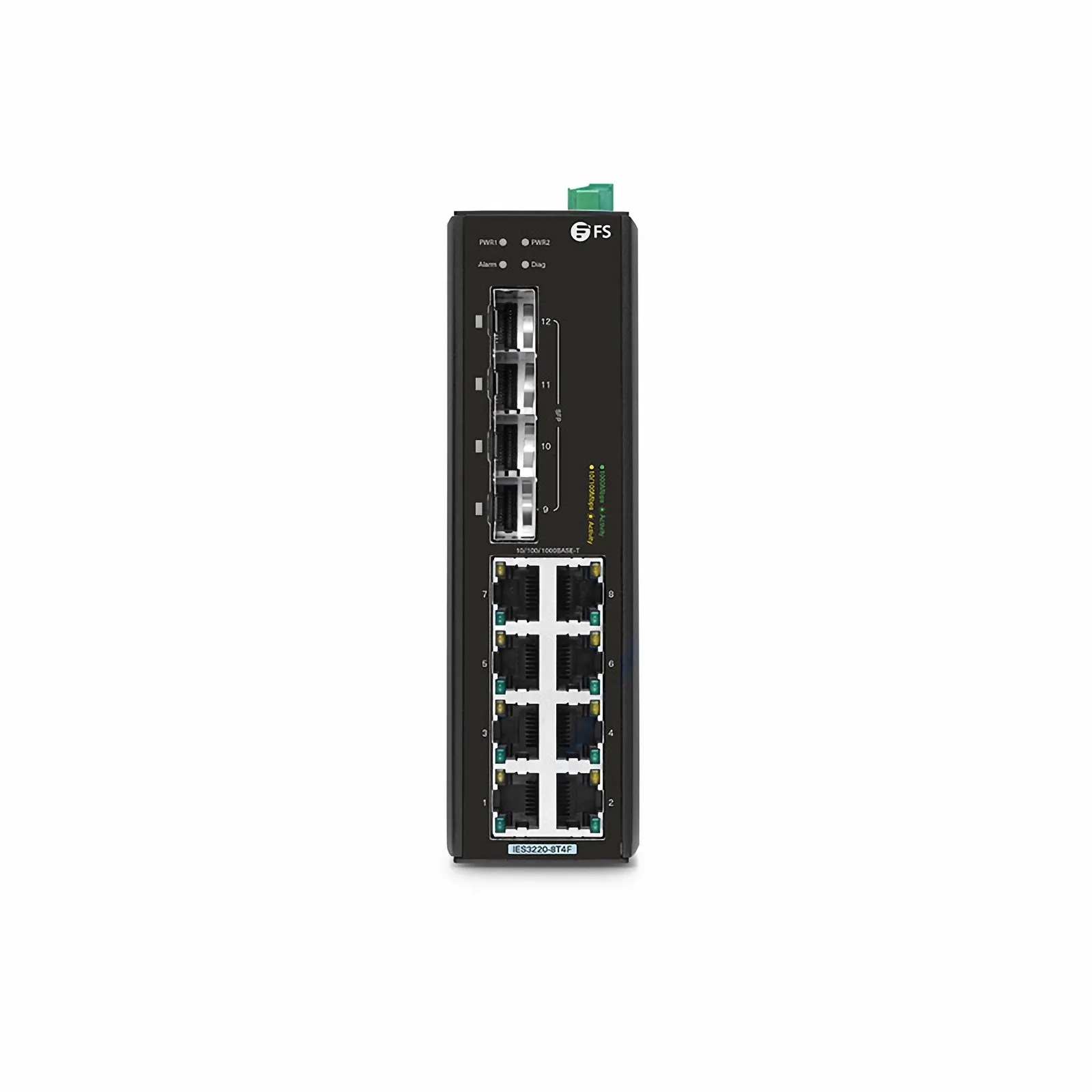 IES3220-8T4F, 8-Port Gigabit Ethernet L2+ Managed Industrial