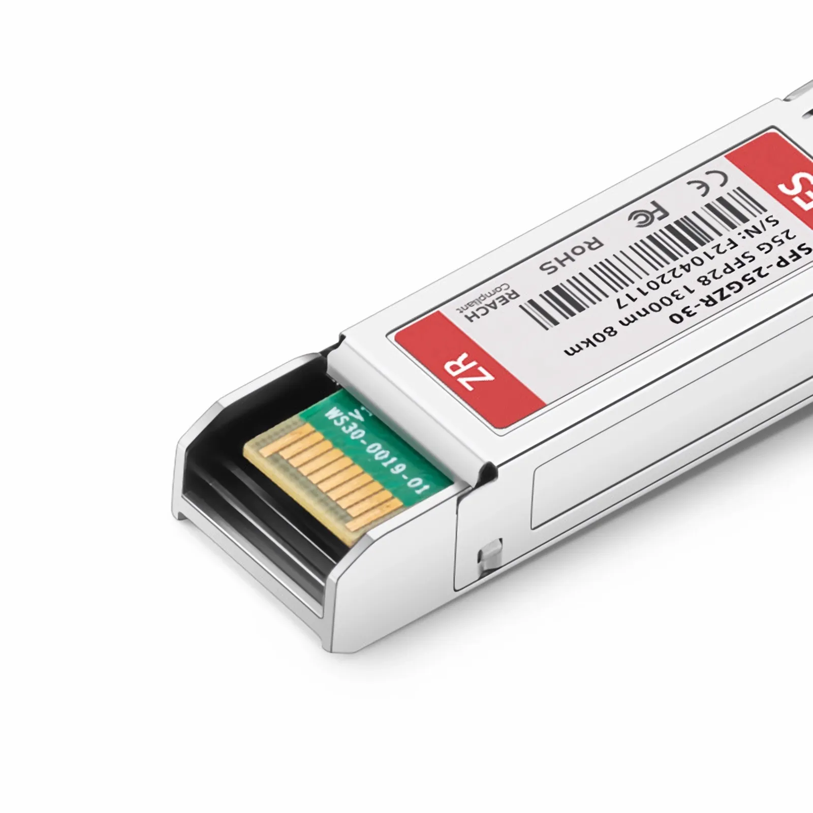 Customized 25GBASE-ZR SFP28 1300nm 80km Duplex LC/UPC SMF Transceiver Module