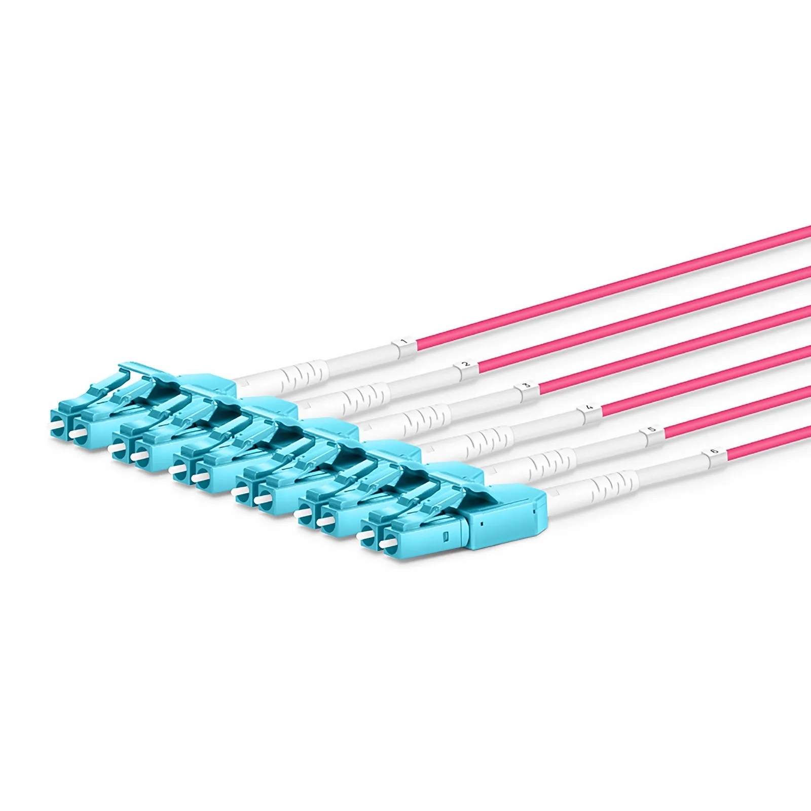 30m(98ft) MTP®-12 UPC(メス) - 6 LC UPCデュプレックス Uniboot MTP