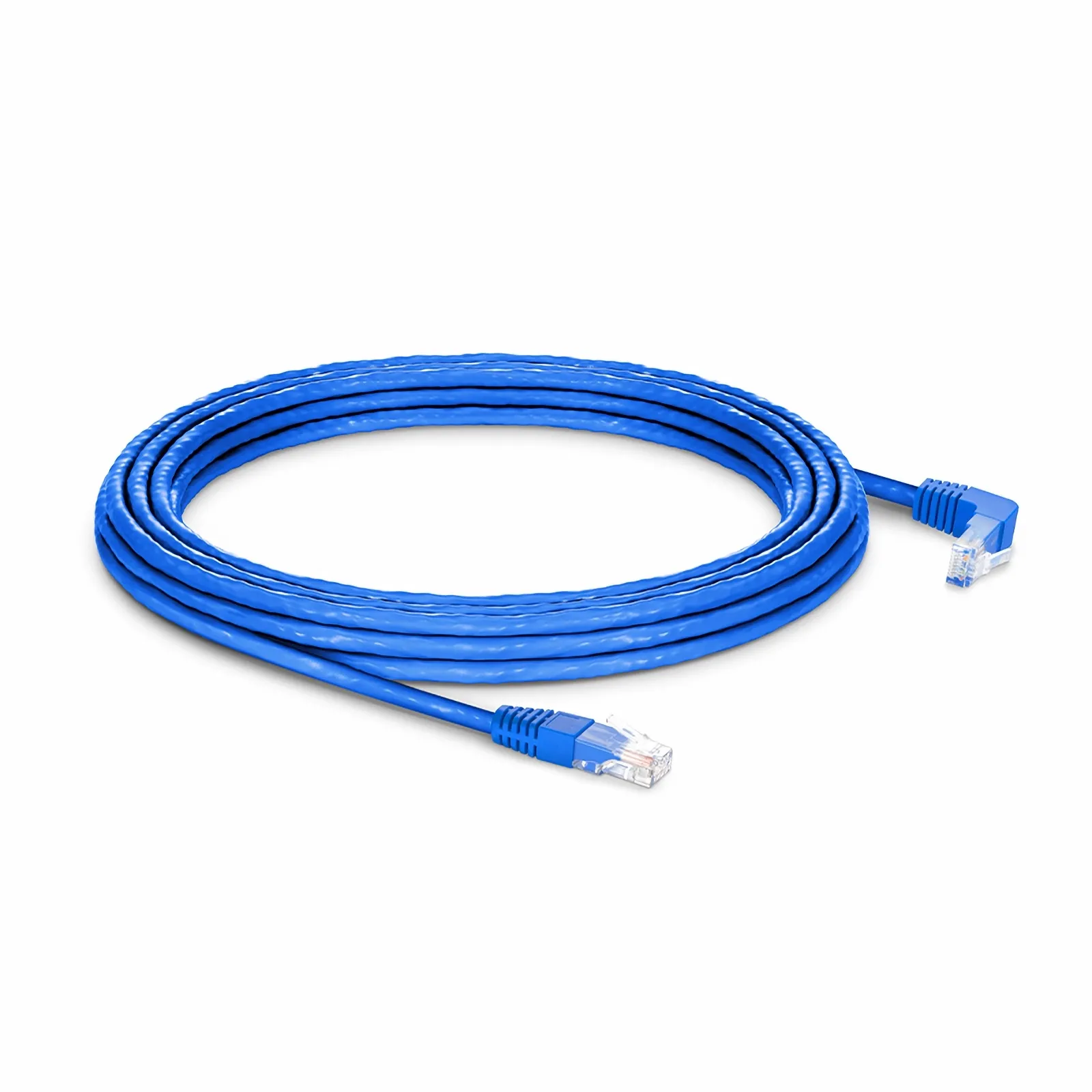25ft (7.6m) 90 Degree Cat6 26AWG Snagless Unshielded (U/UTP) PVC