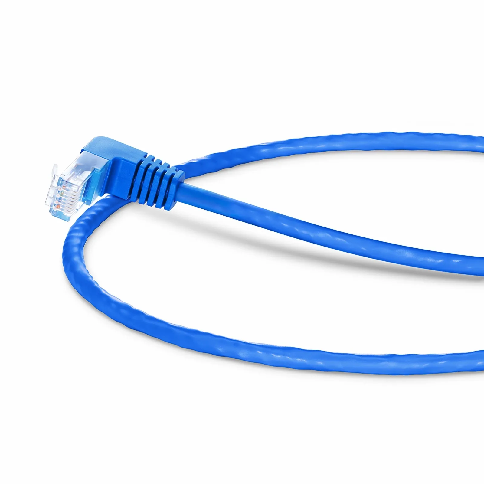 パスネット No.6 1ft (0.3m) 90 Degree Cat6 26AWG Snagless Unshielded (U/UTP) PVC CM