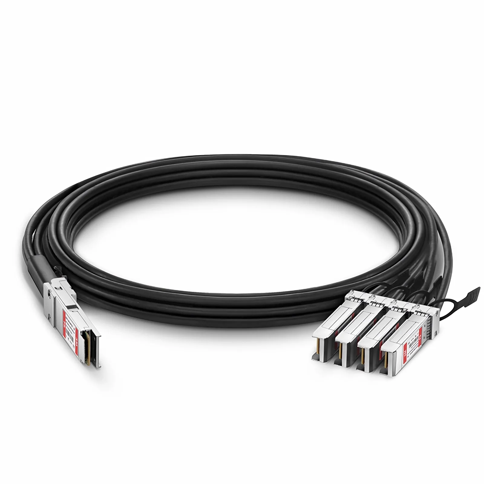 Customized 200G QSFP56 to 4 x 50G SFP56 Passive Copper Breakout Cable