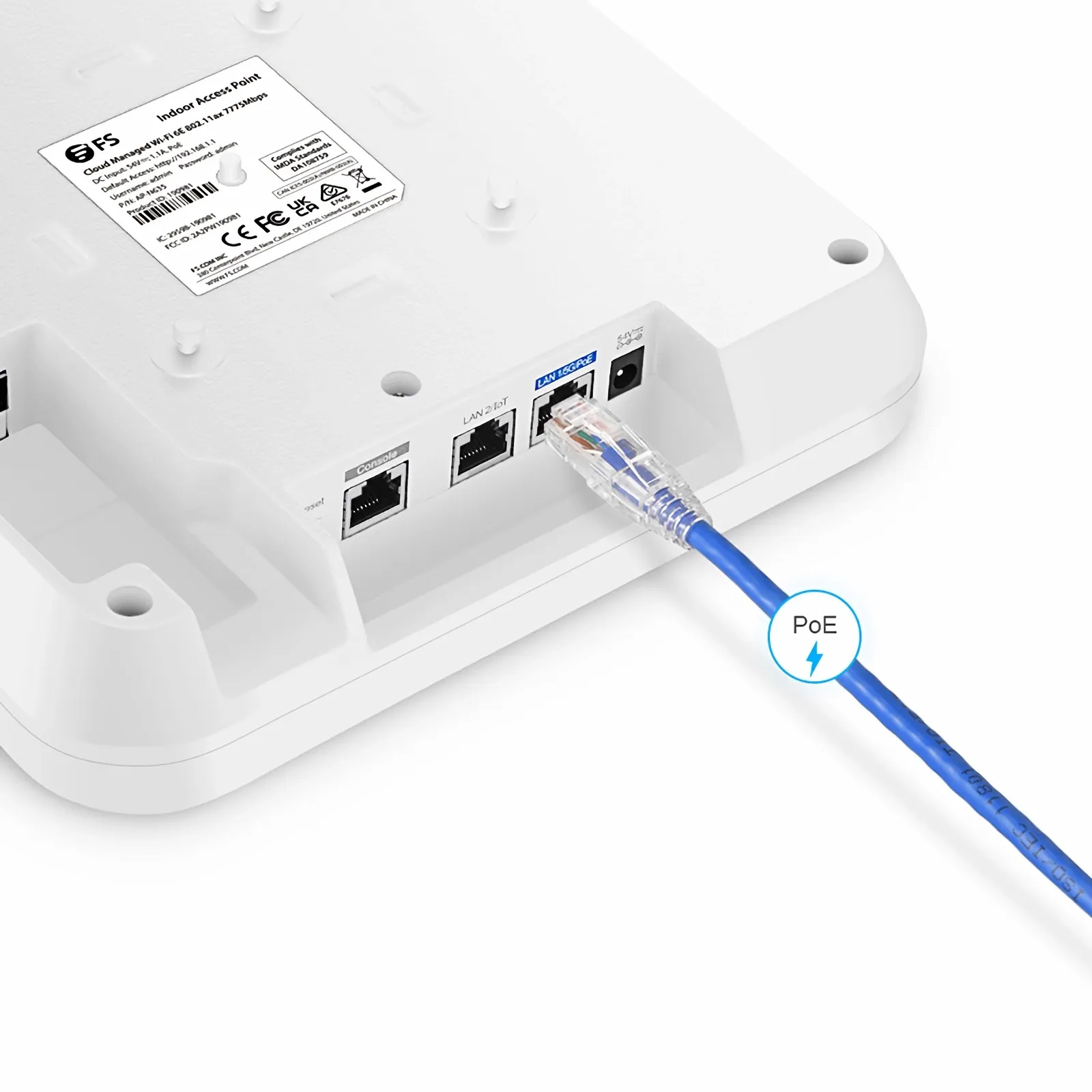 AP-N635 Three Radios 4 x 4 MU-MIMO Wi-Fi 6 Indoor Access Point